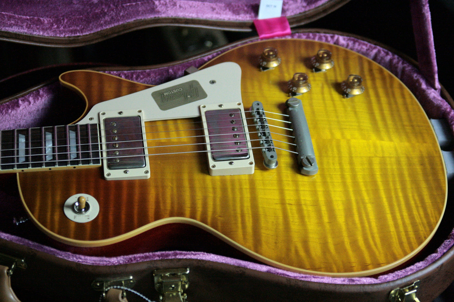 FLAMETOP 1958 Gibson Mark Knopfler VOS Les Paul Custom Shop Historic 58 R8 Lightweight! THE BEST!