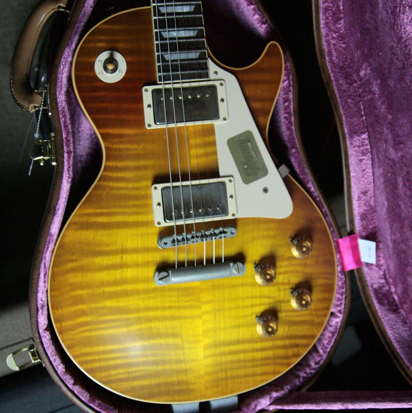 FLAMETOP 1958 Gibson Mark Knopfler VOS Les Paul Custom Shop Historic 58 R8 Lightweight! THE BEST!