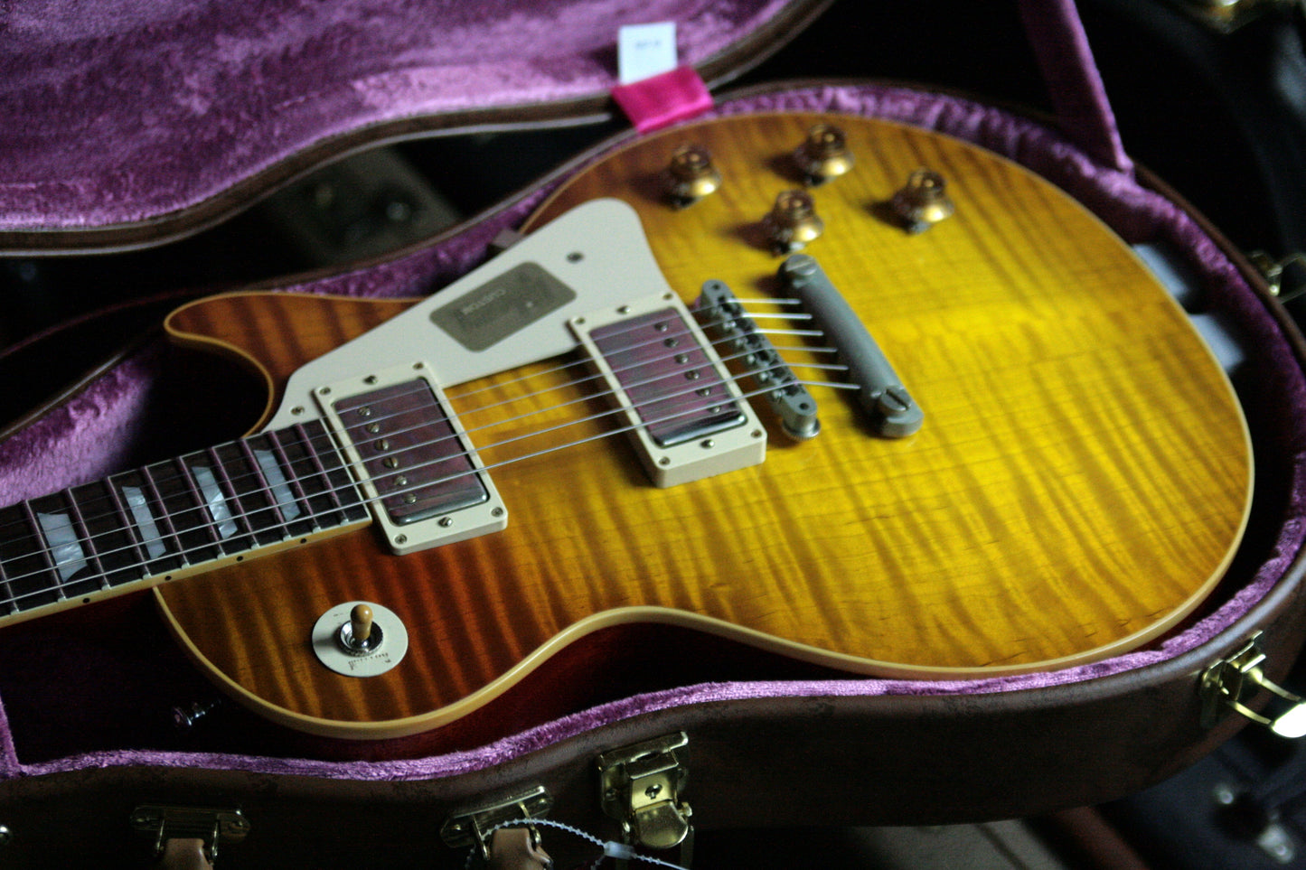 FLAMETOP 1958 Gibson Mark Knopfler VOS Les Paul Custom Shop Historic 58 R8 Lightweight! THE BEST!