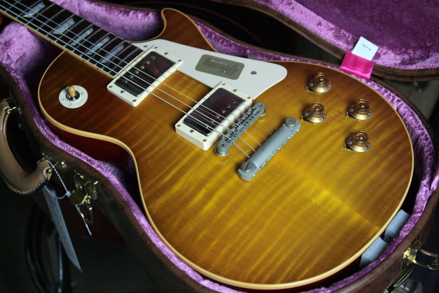 FLAMETOP 1958 Gibson Mark Knopfler VOS Les Paul Custom Shop Historic 58 R8 Lightweight! THE BEST!