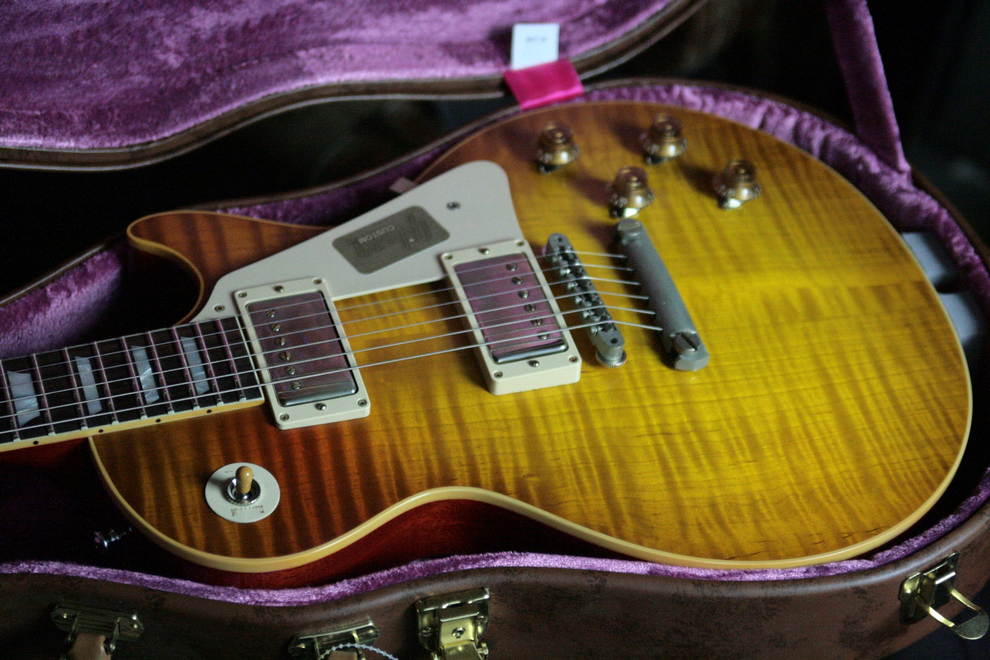 FLAMETOP 1958 Gibson Mark Knopfler VOS Les Paul Custom Shop Historic 58 R8 Lightweight! THE BEST!