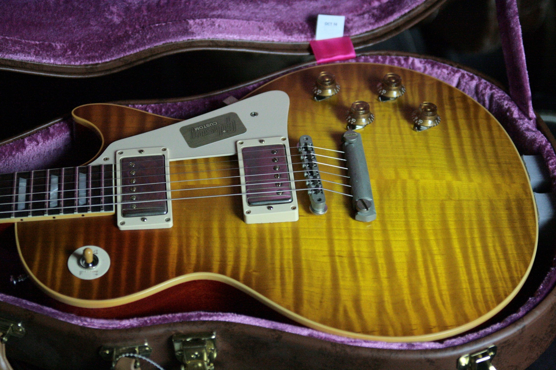 FLAMETOP 1958 Gibson Mark Knopfler VOS Les Paul Custom Shop Historic 58 R8 Lightweight! THE BEST!
