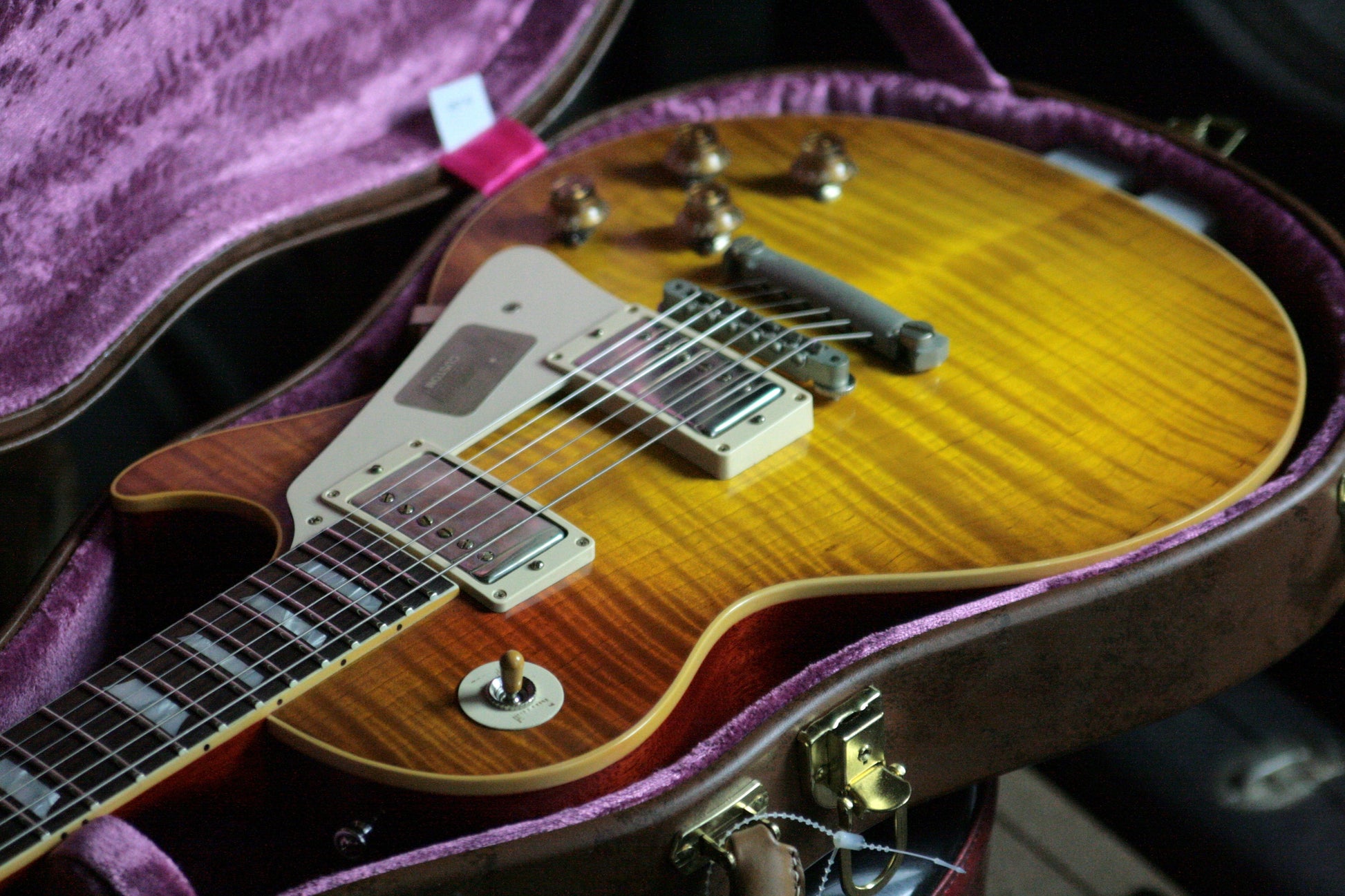FLAMETOP 1958 Gibson Mark Knopfler VOS Les Paul Custom Shop Historic 58 R8 Lightweight! THE BEST!
