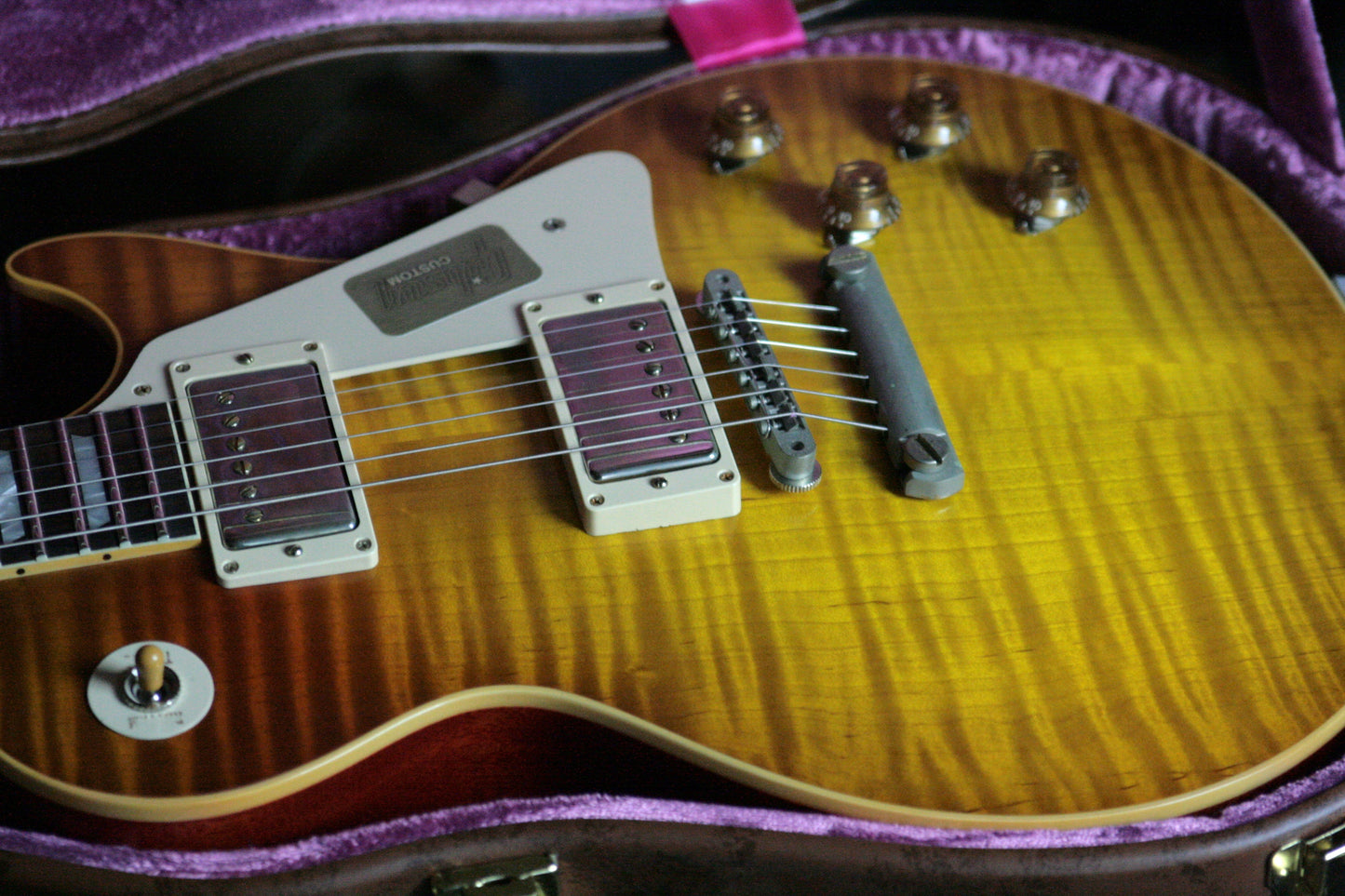 FLAMETOP 1958 Gibson Mark Knopfler VOS Les Paul Custom Shop Historic 58 R8 Lightweight! THE BEST!