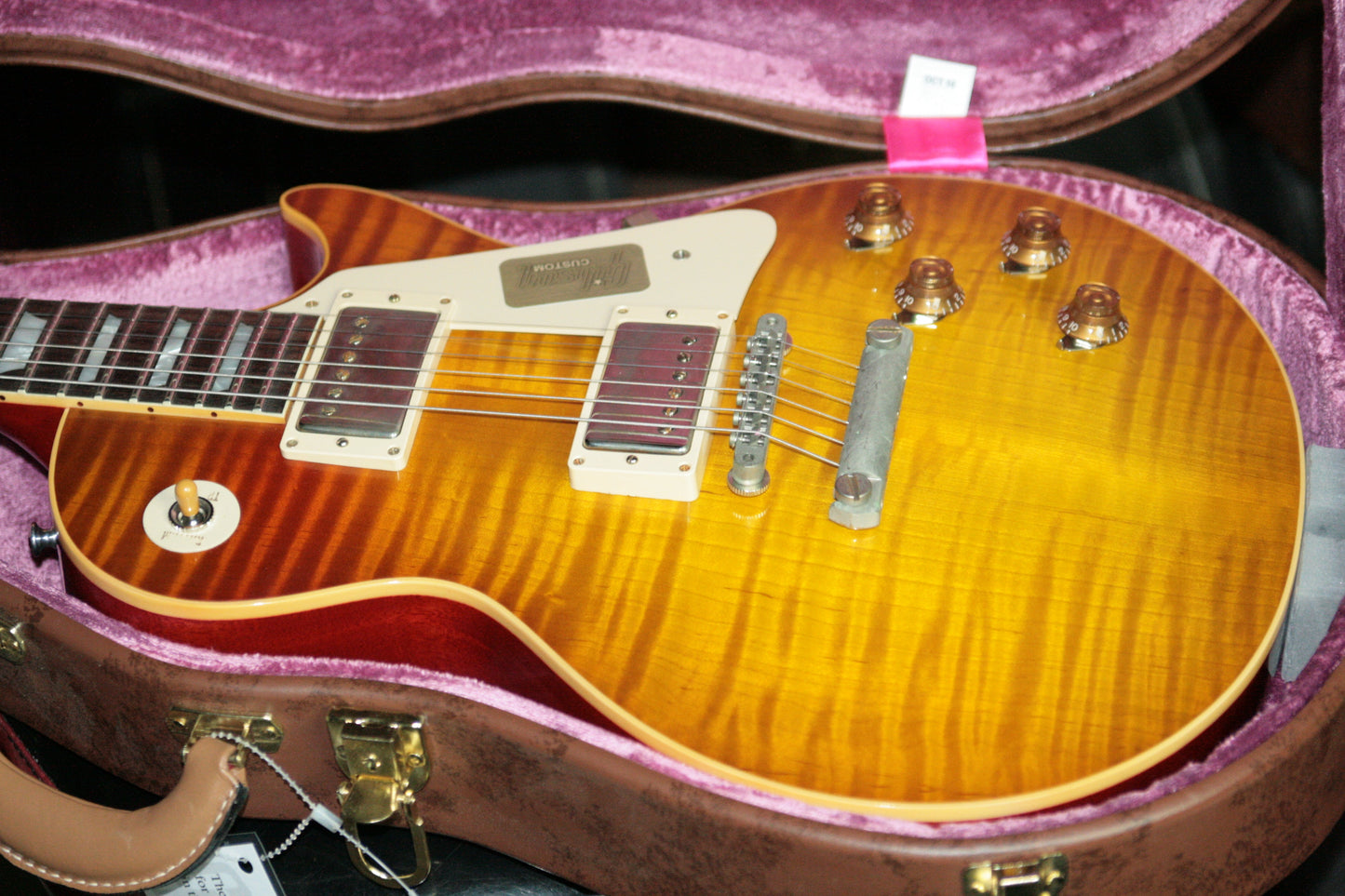 FLAMETOP 1958 Gibson Mark Knopfler VOS Les Paul Custom Shop Historic 58 R8 Lightweight! THE BEST!
