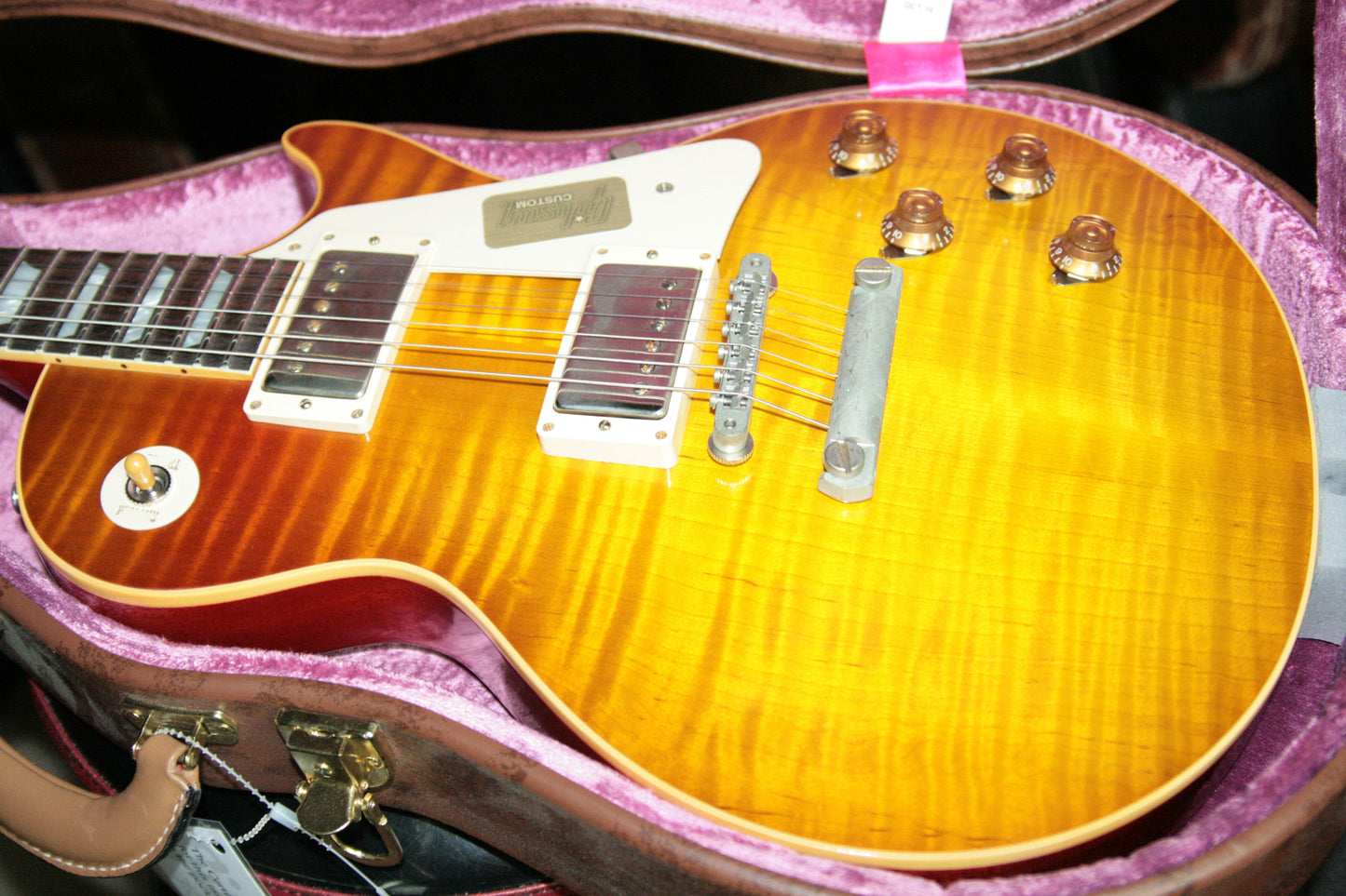 FLAMETOP 1958 Gibson Mark Knopfler VOS Les Paul Custom Shop Historic 58 R8 Lightweight! THE BEST!
