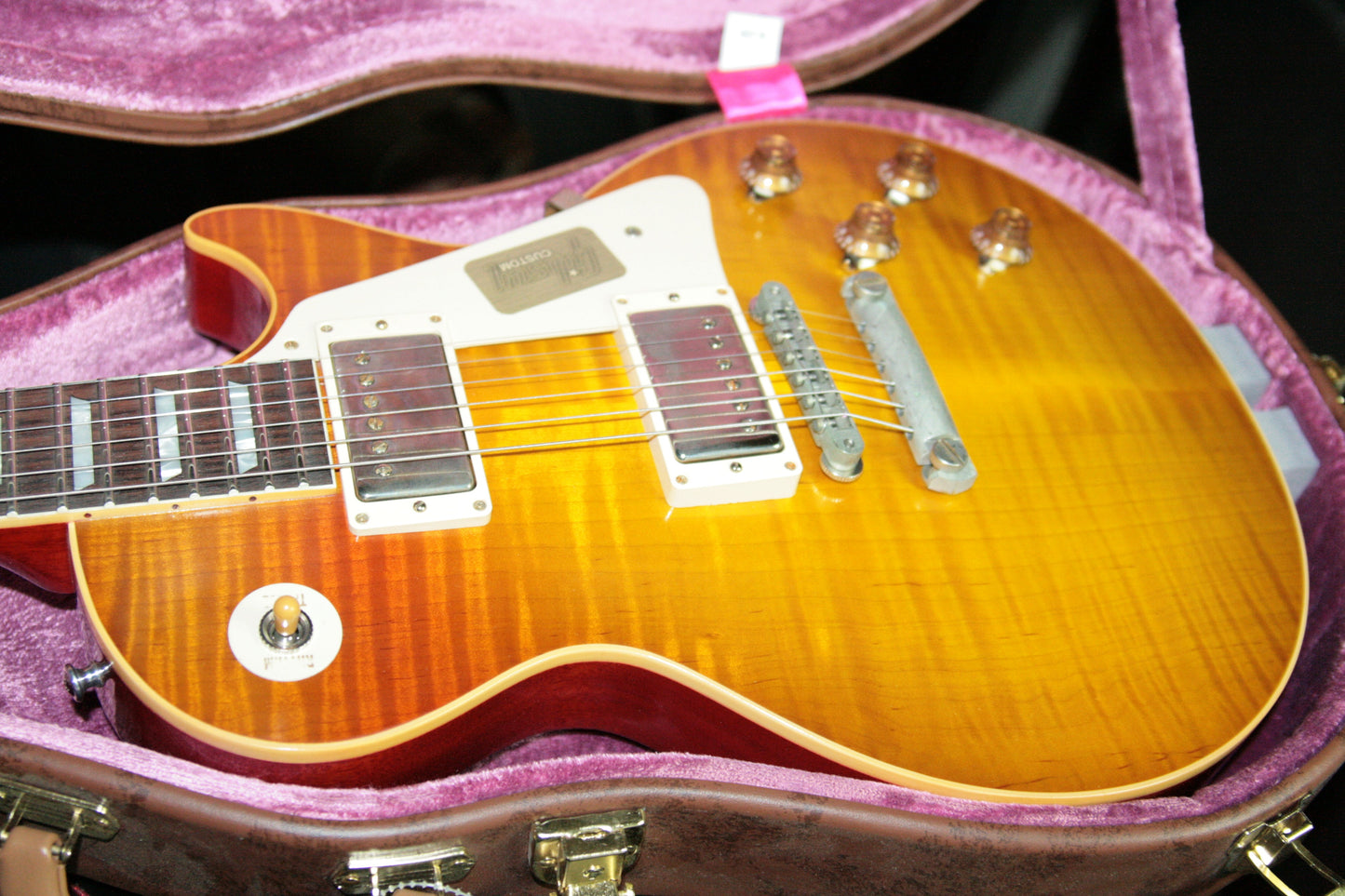 FLAMETOP 1958 Gibson Mark Knopfler VOS Les Paul Custom Shop Historic 58 R8 Lightweight! THE BEST!