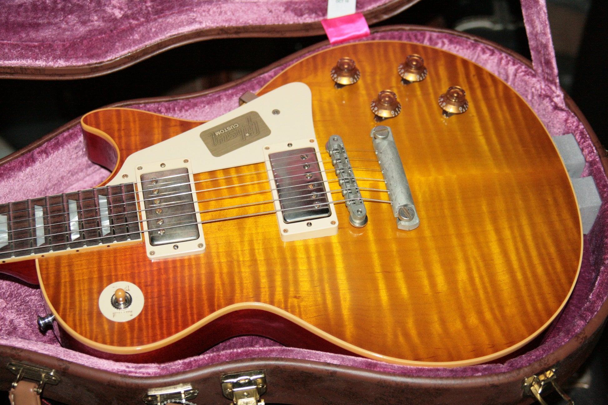 FLAMETOP 1958 Gibson Mark Knopfler VOS Les Paul Custom Shop Historic 58 R8 Lightweight! THE BEST!