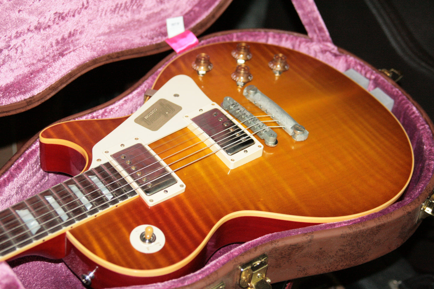 FLAMETOP 1958 Gibson Mark Knopfler VOS Les Paul Custom Shop Historic 58 R8 Lightweight! THE BEST!
