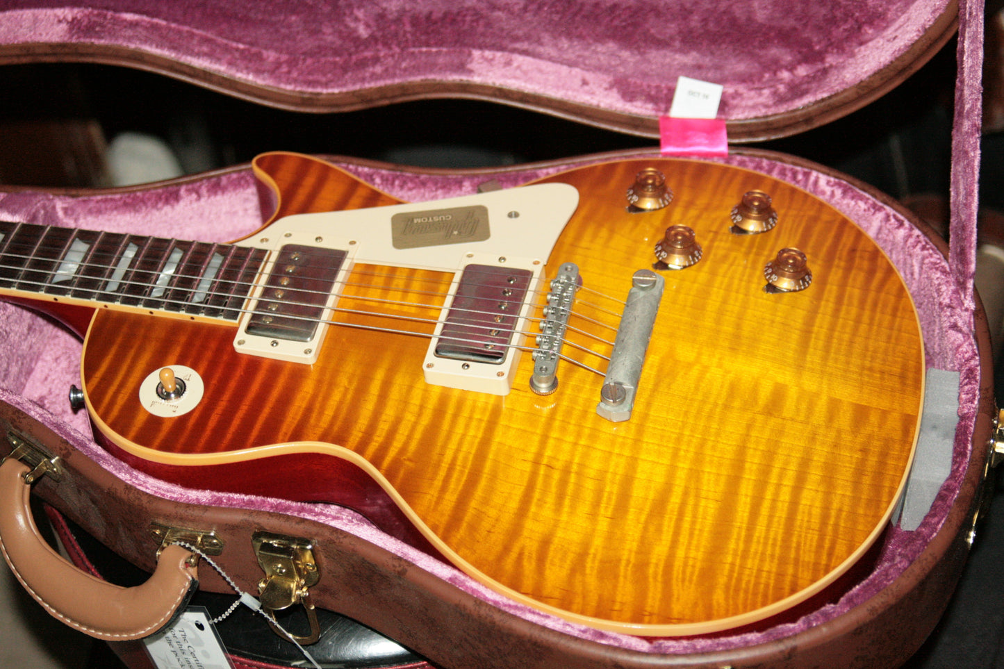 FLAMETOP 1958 Gibson Mark Knopfler VOS Les Paul Custom Shop Historic 58 R8 Lightweight! THE BEST!