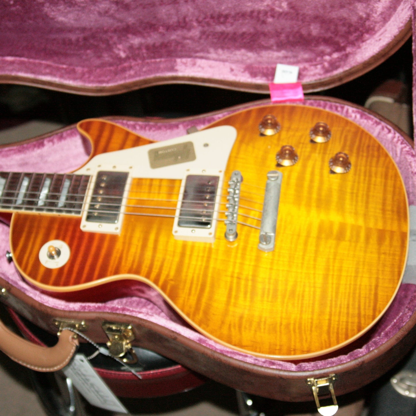 FLAMETOP 1958 Gibson Mark Knopfler VOS Les Paul Custom Shop Historic 58 R8 Lightweight! THE BEST!