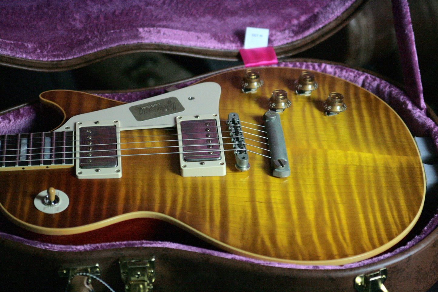 FLAMETOP 1958 Gibson Mark Knopfler VOS Les Paul Custom Shop Historic 58 R8 Lightweight! THE BEST!