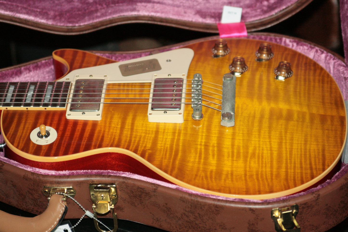 FLAMETOP 1958 Gibson Mark Knopfler VOS Les Paul Custom Shop Historic 58 R8 Lightweight! THE BEST!