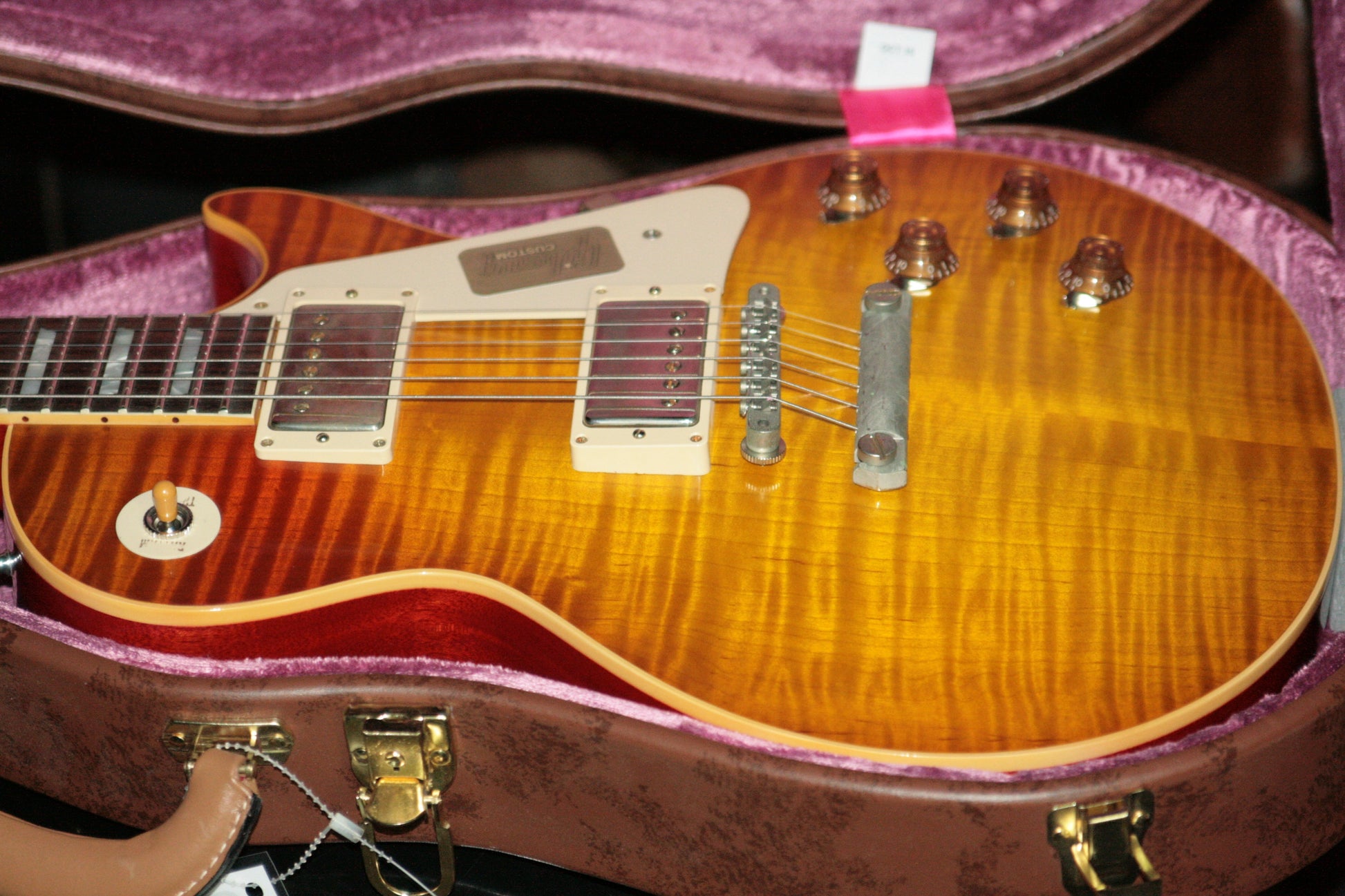 FLAMETOP 1958 Gibson Mark Knopfler VOS Les Paul Custom Shop Historic 58 R8 Lightweight! THE BEST!