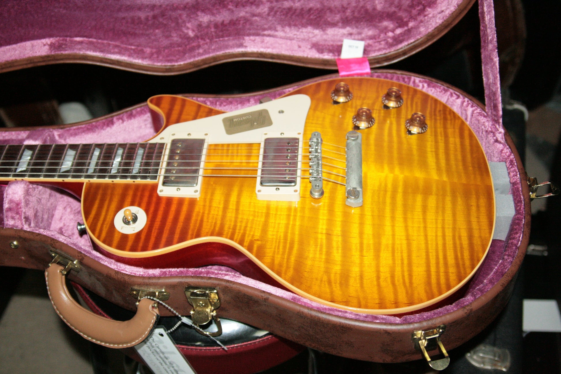 FLAMETOP 1958 Gibson Mark Knopfler VOS Les Paul Custom Shop Historic 58 R8 Lightweight! THE BEST!