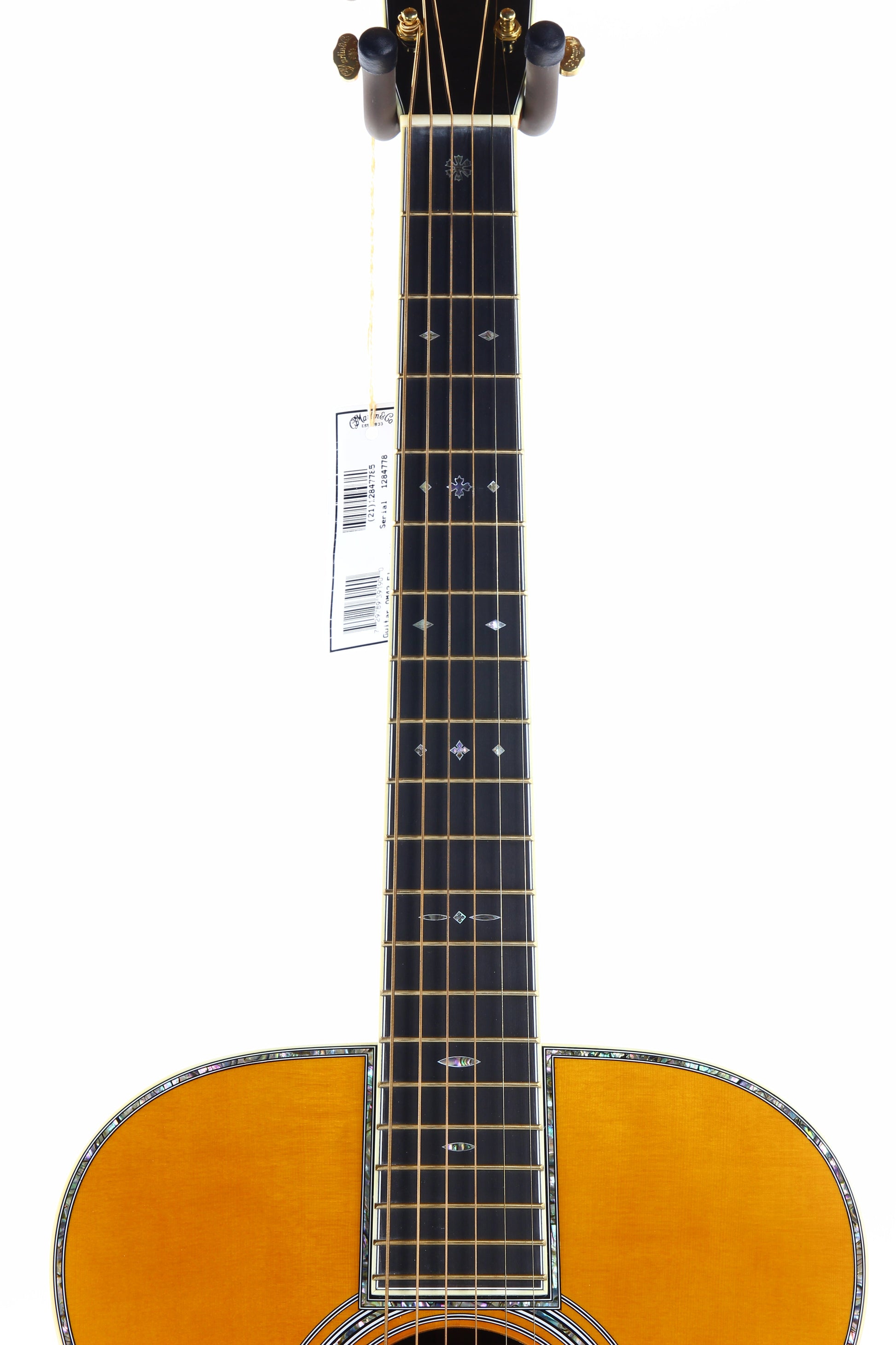 2008 Martin Limited Edition OM-42 Flamed Myrtle - 1 of 24, Engraved Tuners, Aged Toner