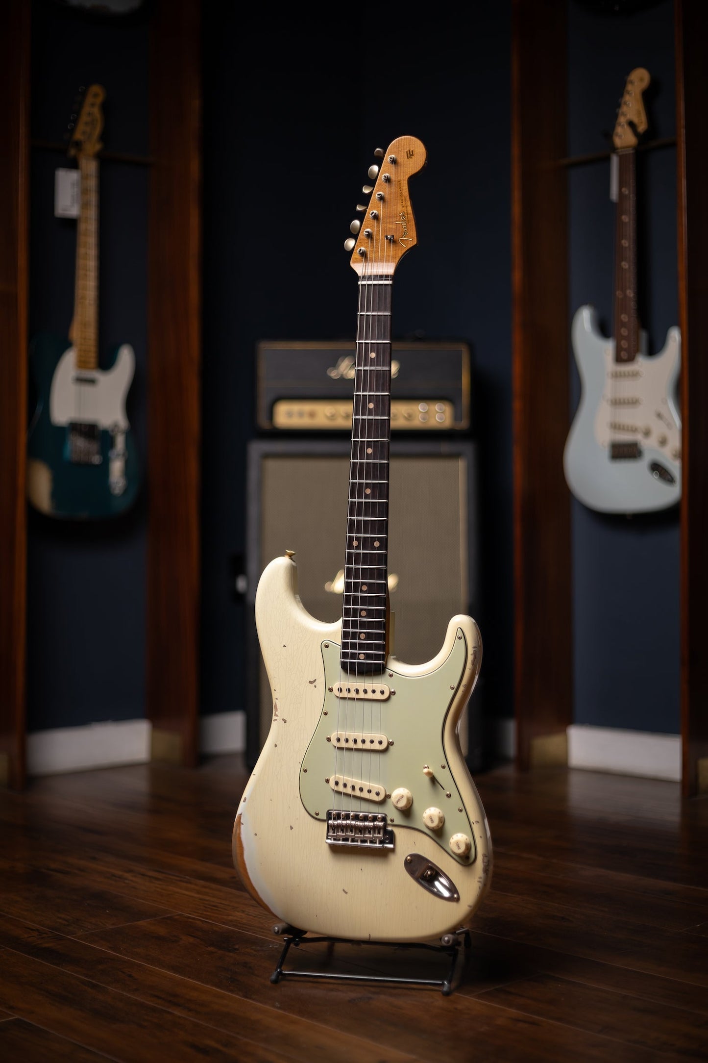Fender Custom Shop LR25 60's Dual Mag II Stratocaster Electric Guitar - Tomatillo Green