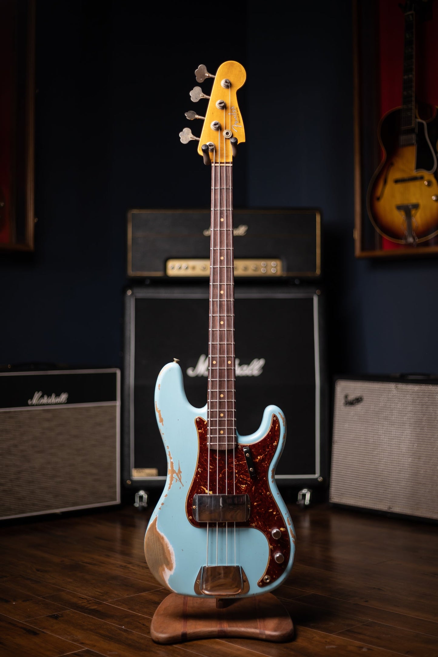 Fender Custom Shop LTD '63 P-Bass Heavy Relic  - Aged Daphne Blue