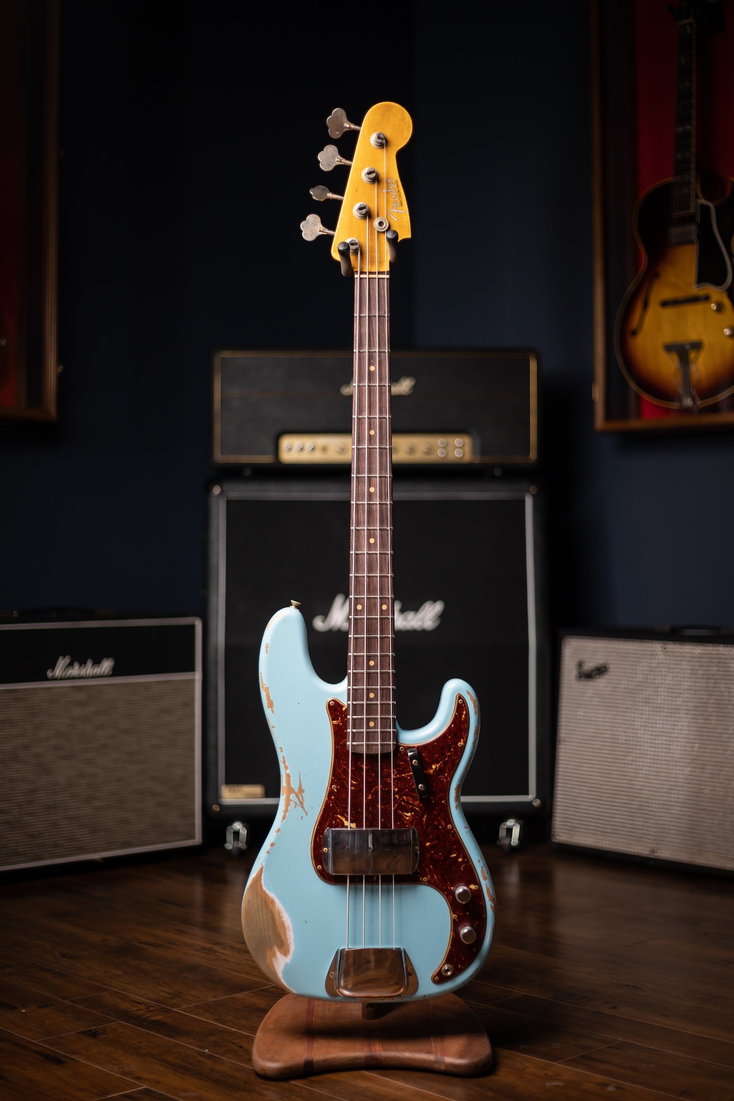 Fender Custom Shop LTD '63 P-Bass Heavy Relic  - Aged Daphne Blue