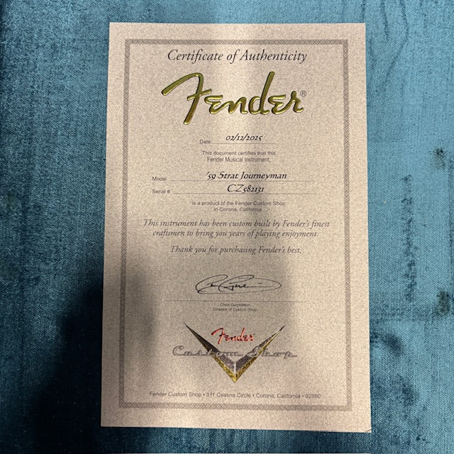 Fender Custom Shop 1959 Stratocaster Journeyman Relic - Super Faded Aged Sea Foam Green