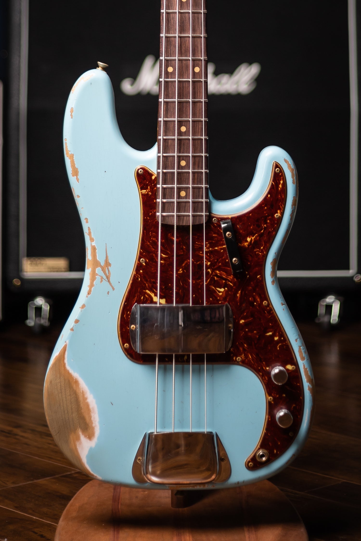 Fender Custom Shop LTD '63 P-Bass Heavy Relic  - Aged Daphne Blue