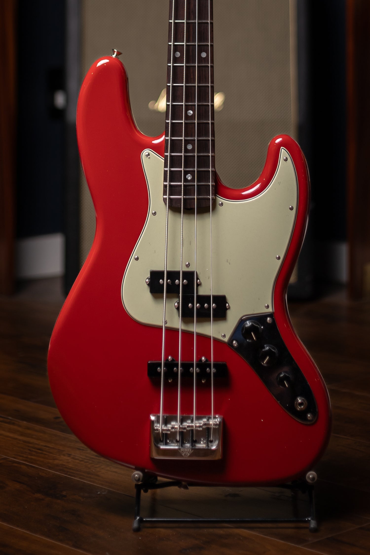 Fender Custom Shop Limited Edition Jazz Bass Special NOS Electric Bass - Aged Dakota Red