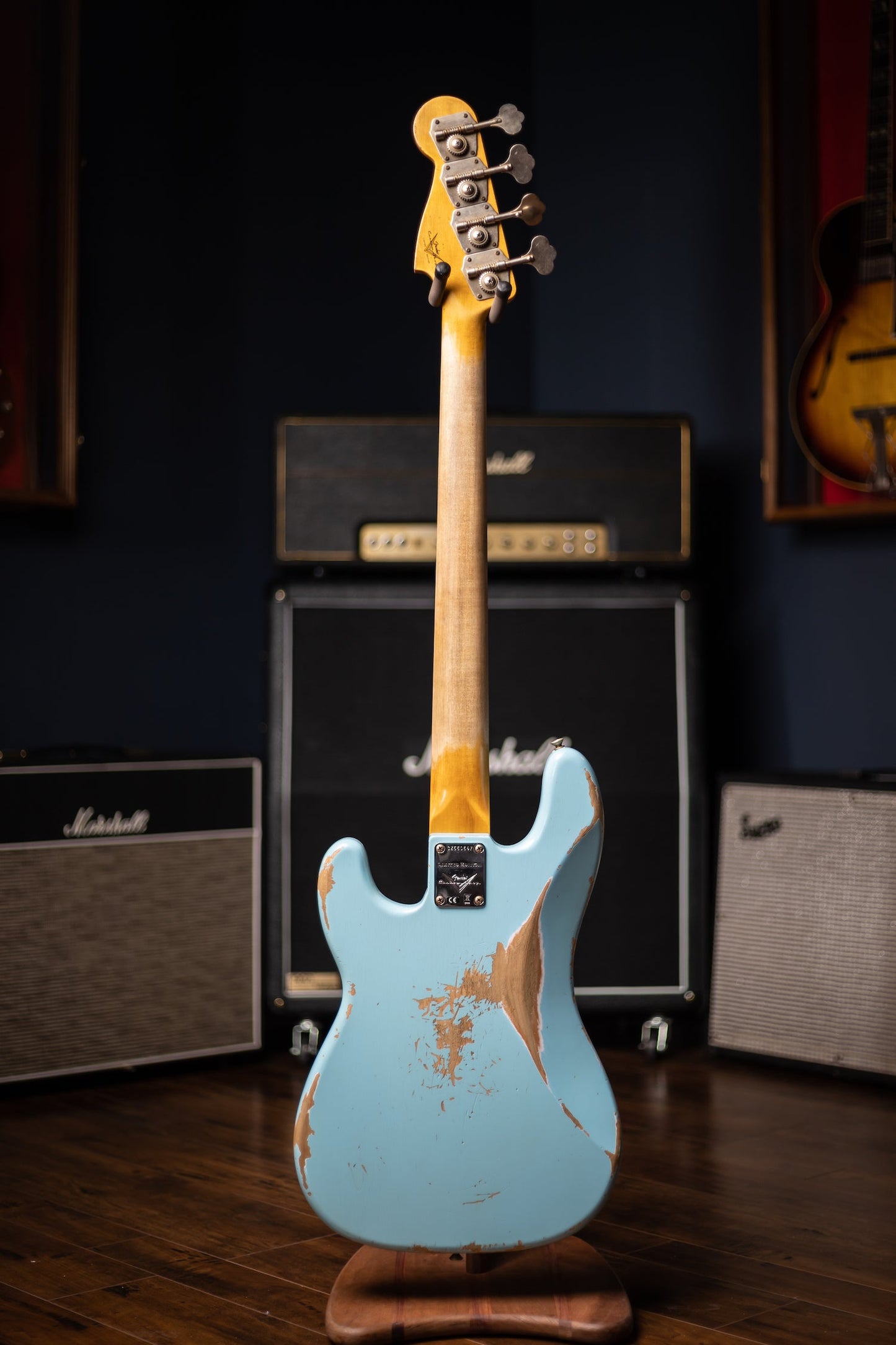 Fender Custom Shop LTD '63 P-Bass Heavy Relic  - Aged Daphne Blue