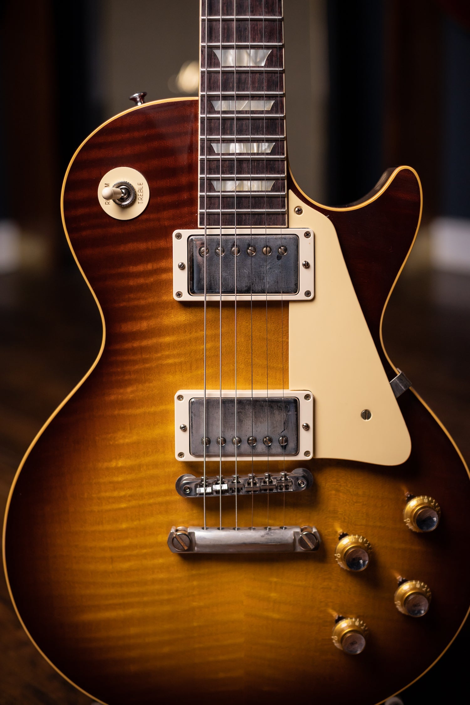 Gibson Custom Shop 1960 Les Paul Standard Reissue Electric Guitar - VOS Iced Tea Burst