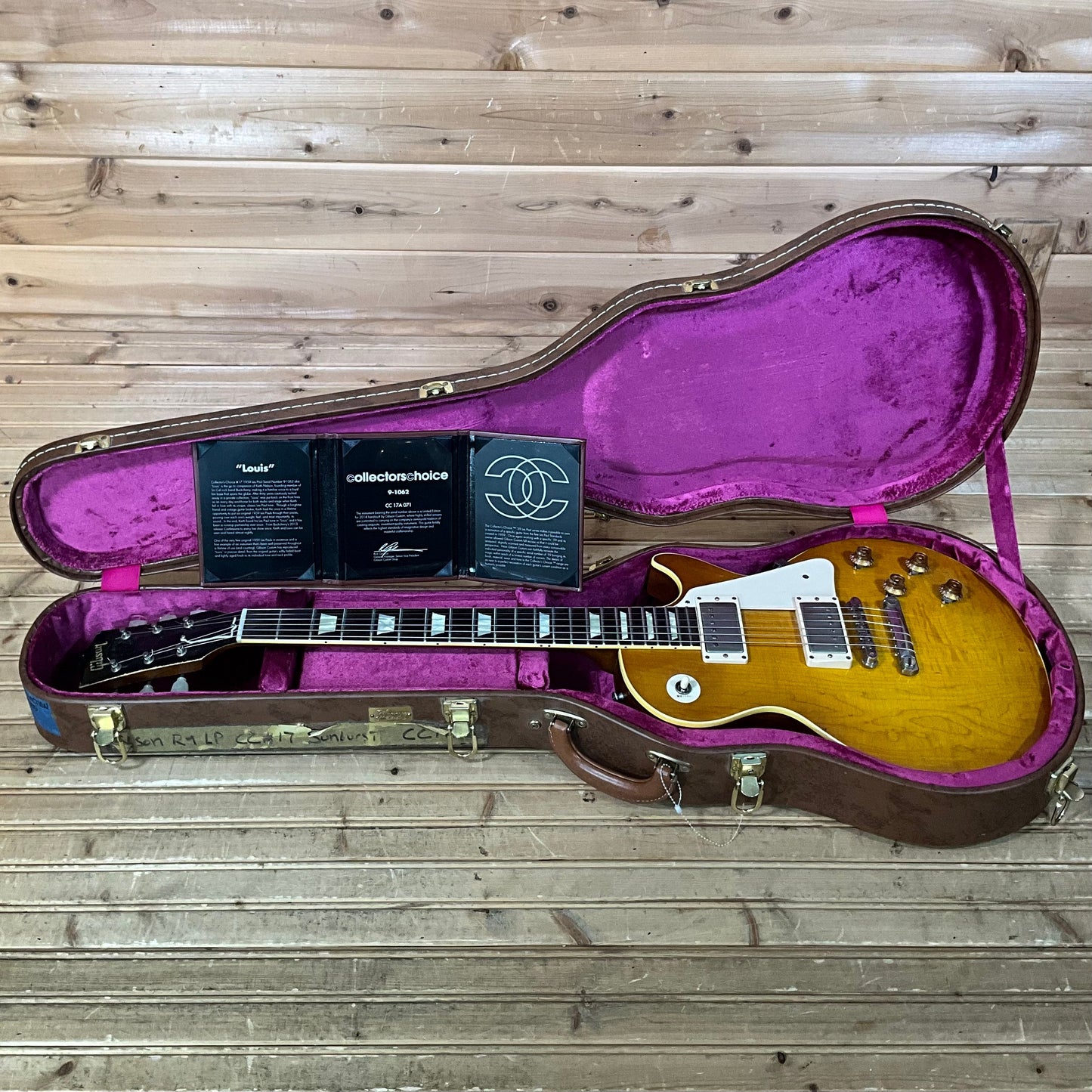 Gibson Custom 2014 Collector's Choice #17 Keith Nelson "Louis" 1959 Les Paul Electric Guitar - Aged Honey Burst