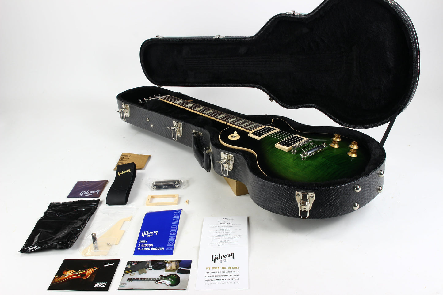 2017 Gibson USA SLASH Anaconda Les Paul Standard FIRST RUN Earliest Batch! Green Burst Flametop UNPLAYED w BOX!