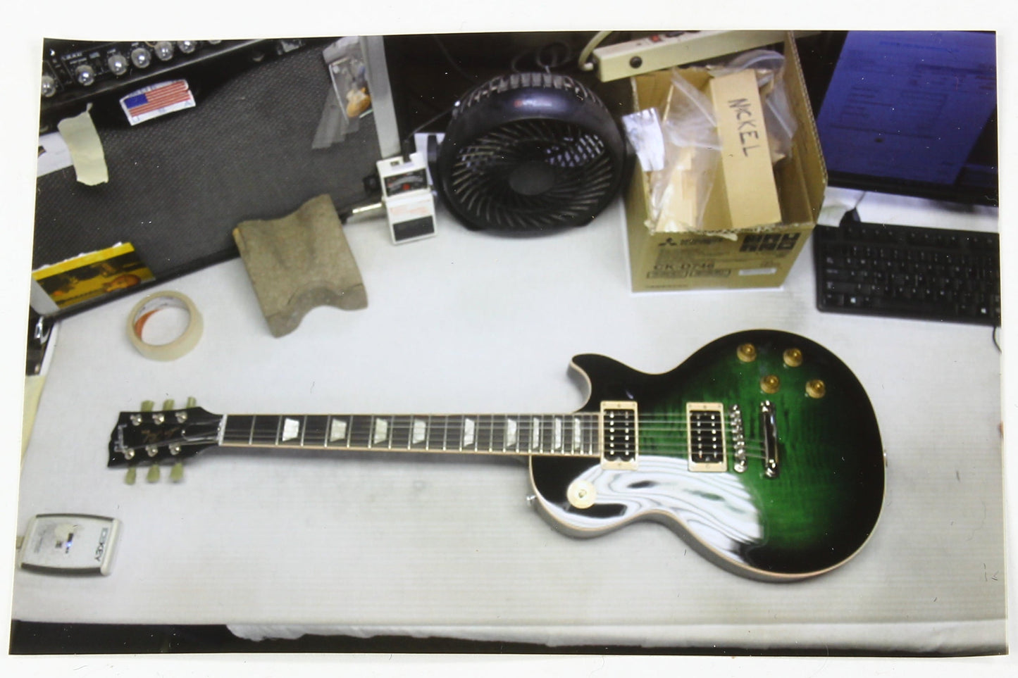 2017 Gibson USA SLASH Anaconda Les Paul Standard FIRST RUN Earliest Batch! Green Burst Flametop UNPLAYED w BOX!