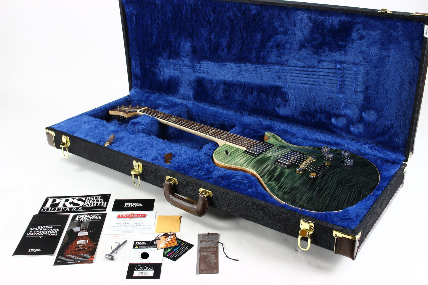 2025 PRS Wood Library BRAZILIAN ROSEWOOD McCarty 594 Singlecut | Trampas Green Fade  10 Top Paul Reed Smith