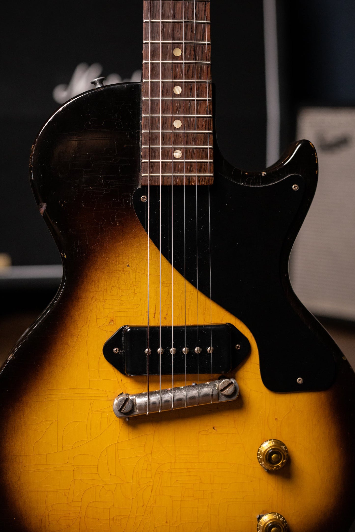 1955 Gibson Les Paul Jr Electric Guitar - Sunburst
