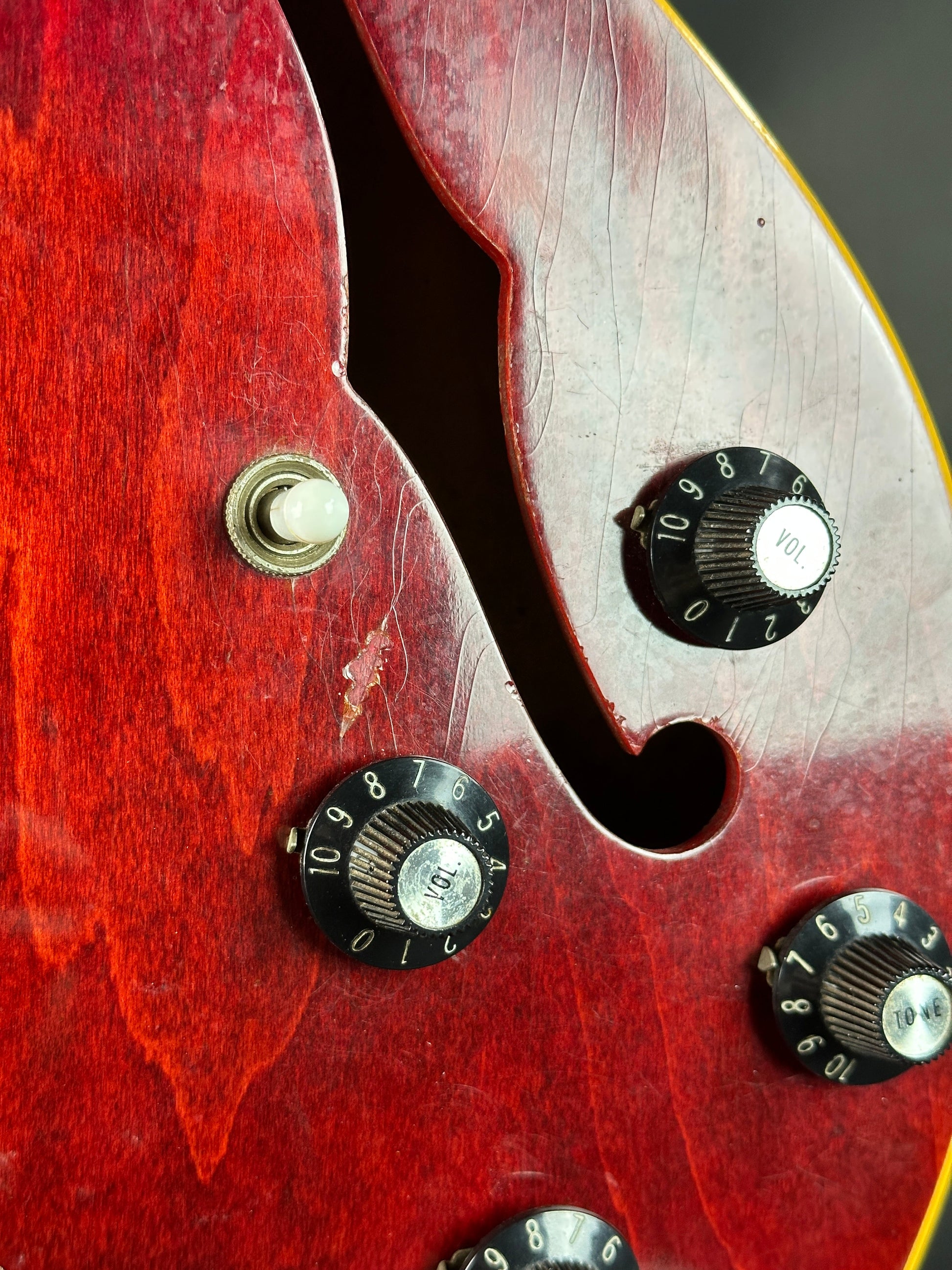 Vintage 1967 Epiphone E230TD Casino Cherry (Long Neck)  w/non-OHSC TSU24509