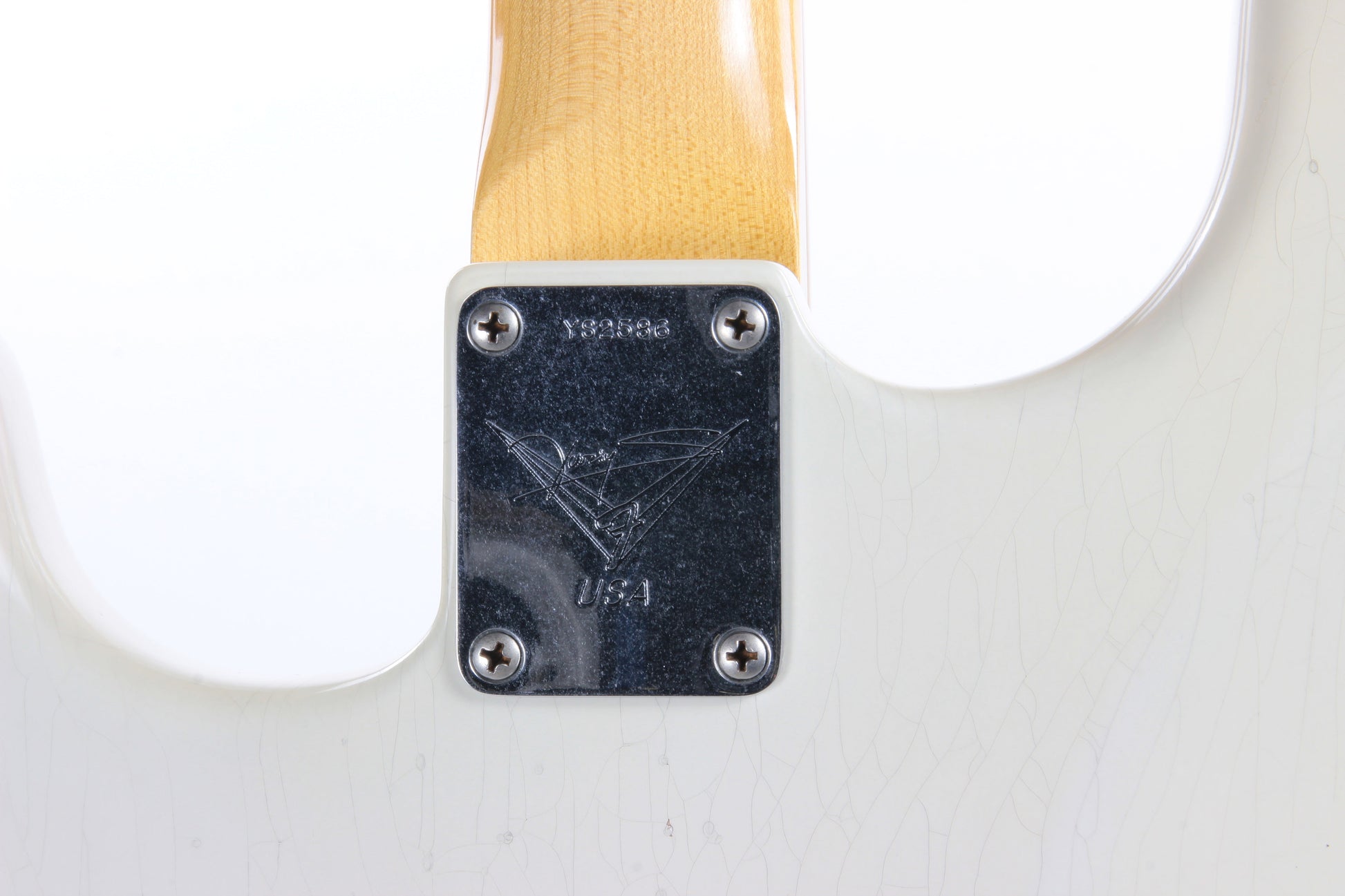 '63 Fender Custom Shop Masterbuilt Builder Select 1963 Stratocaster Relic - Yuriy Shishkov White Strat, Tortoise Guard