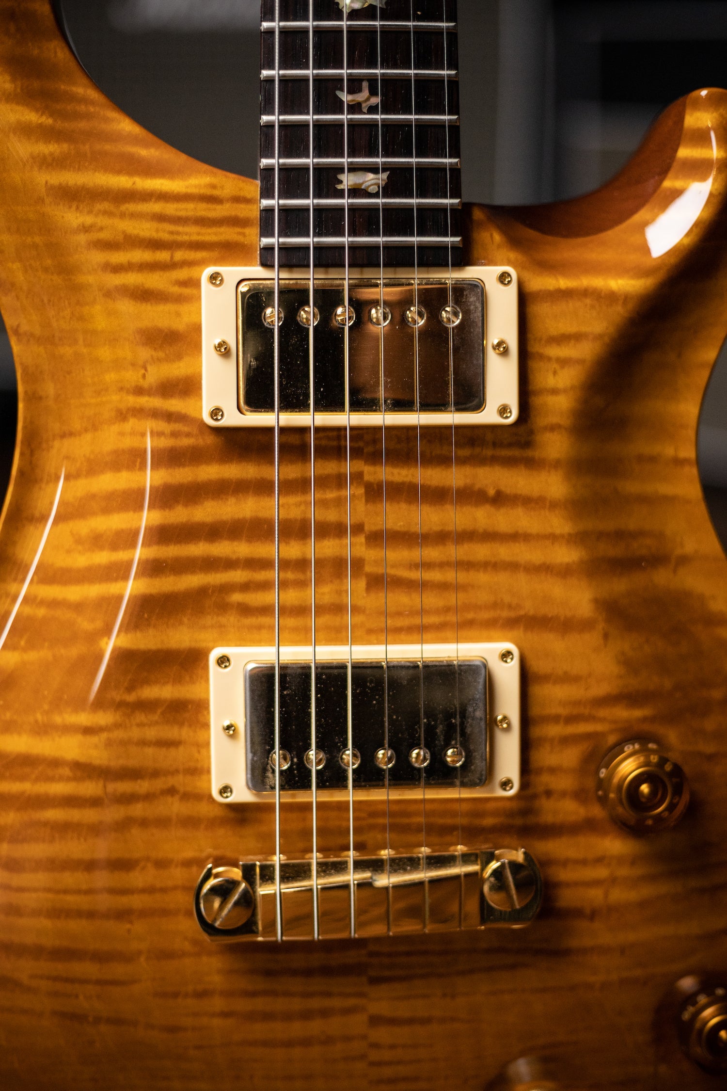 1999 PRS McCarty Brazilian Rosewood Limited 10 Top #13 of 250 Electric Guitar - Amber