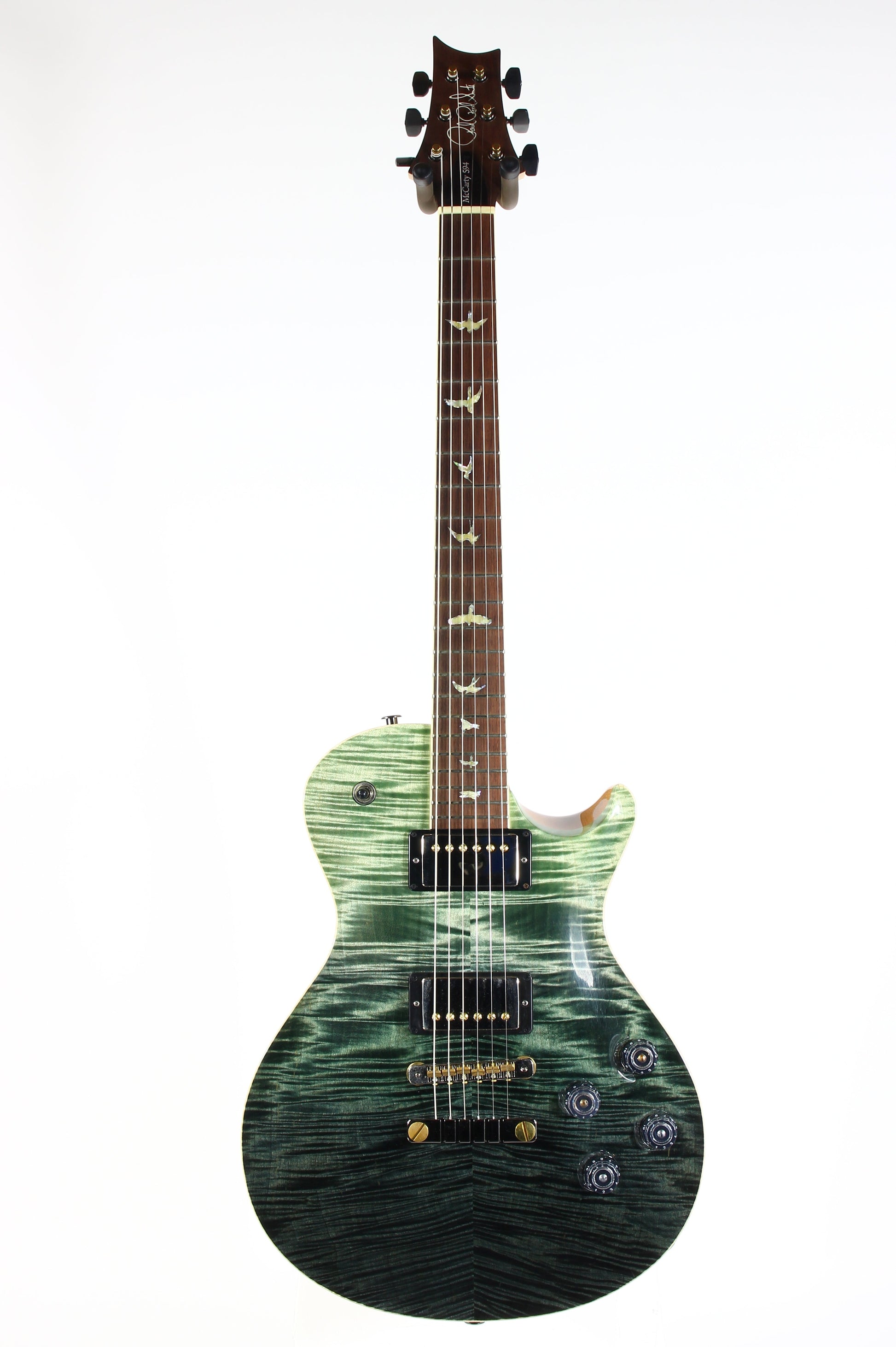 2025 PRS Wood Library BRAZILIAN ROSEWOOD McCarty 594 Singlecut | Trampas Green Fade  10 Top Paul Reed Smith