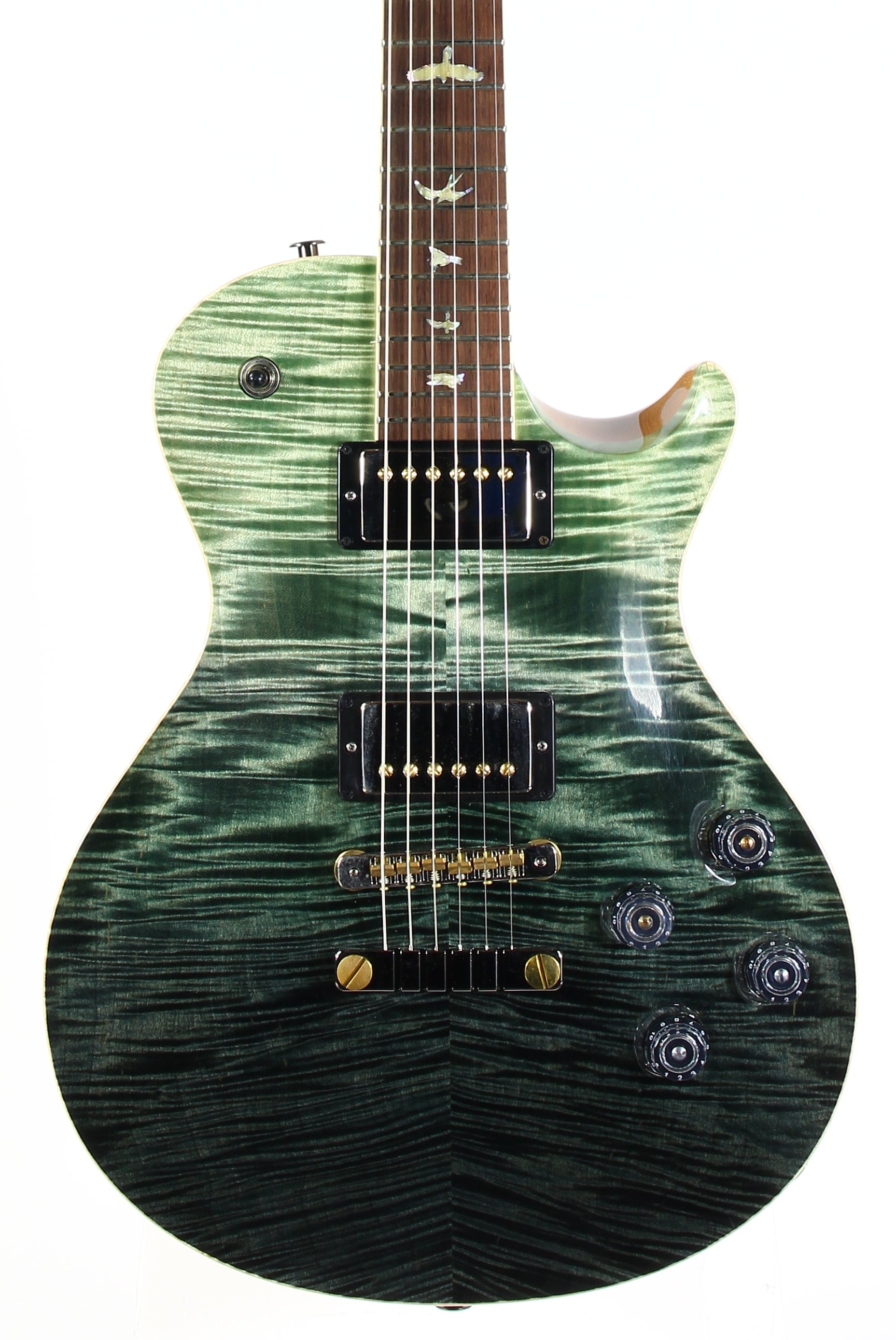 2025 PRS Wood Library BRAZILIAN ROSEWOOD McCarty 594 Singlecut | Trampas Green Fade  10 Top Paul Reed Smith