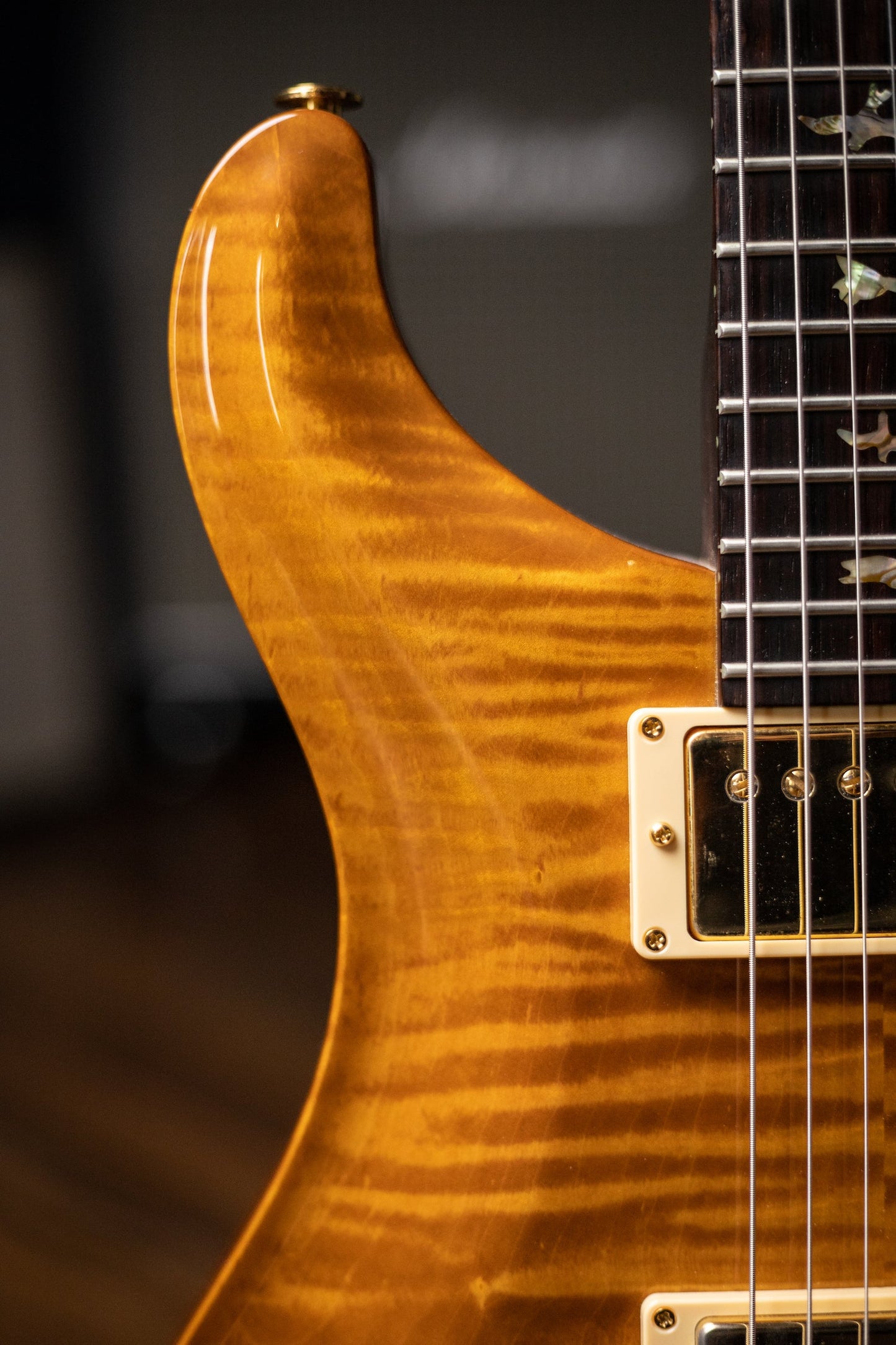 1999 PRS McCarty Brazilian Rosewood Limited 10 Top #13 of 250 Electric Guitar - Amber