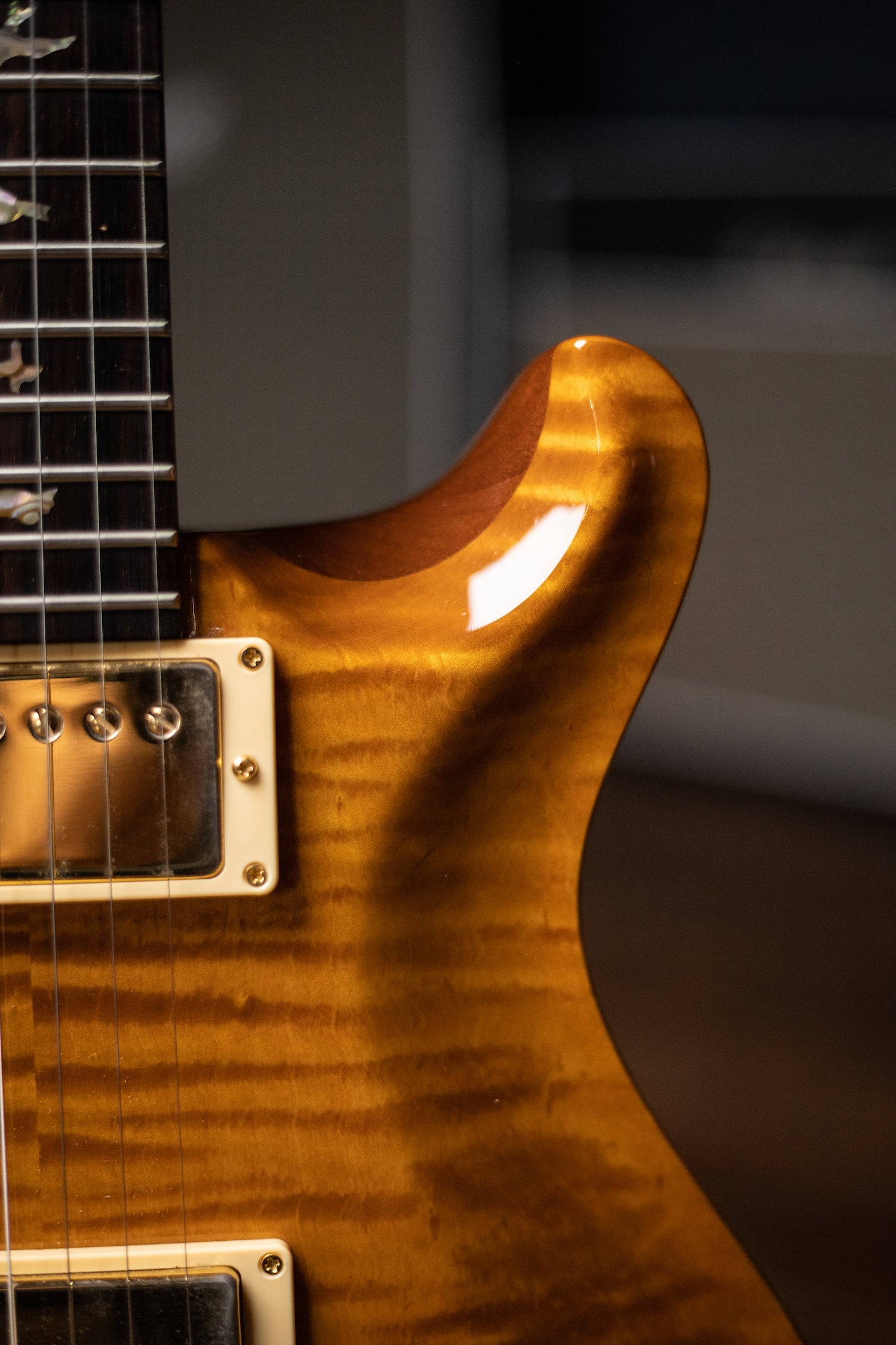 1999 PRS McCarty Brazilian Rosewood Limited 10 Top #13 of 250 Electric Guitar - Amber
