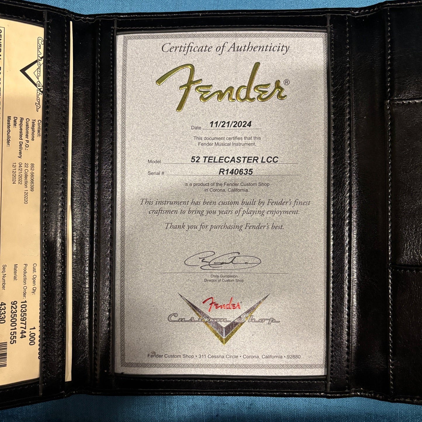 Fender Custom Shop 1952 Telecaster Closet Classic - Nocaster Blonde