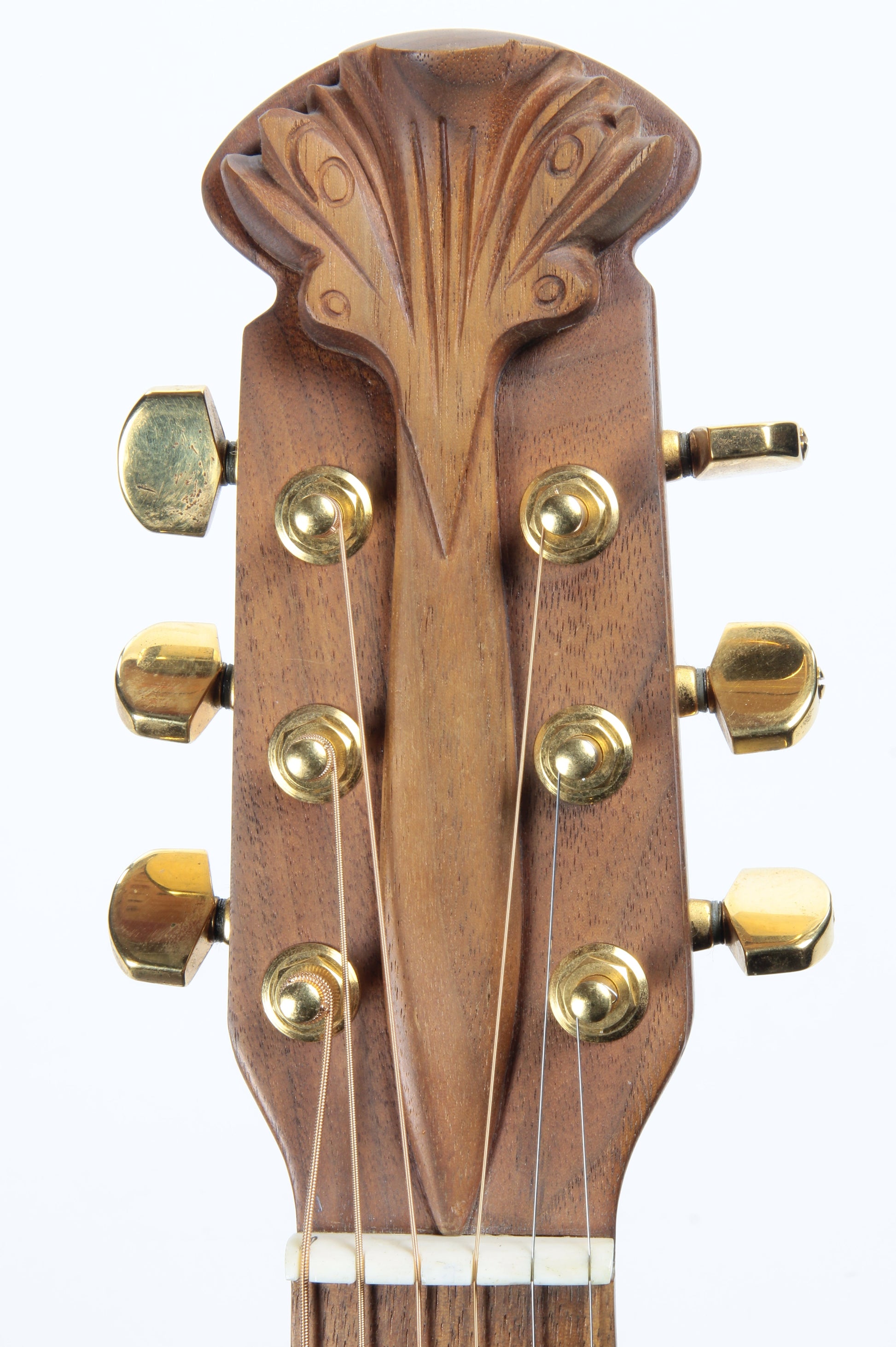 1995 Ovation SUPER ADAMAS Custom 1589-5 86 CARVED Headstock - Black Speckled Gold, Deep Body! 1587