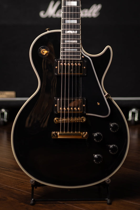2013 Gibson Custom Shop Les Paul 1957 Custom Reissue 20th Anniversary Electric Guitar - Ebony