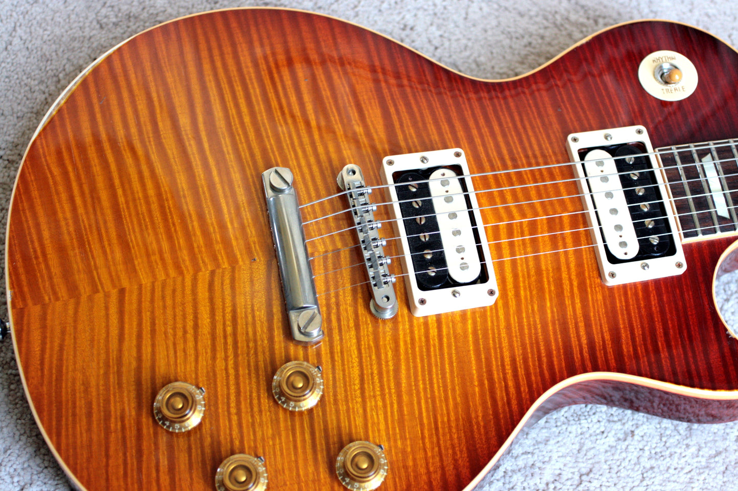 2015 Gibson '59 Reissue AGED Les Paul True Historic Select 1959 R9 STINGER & Grovers!