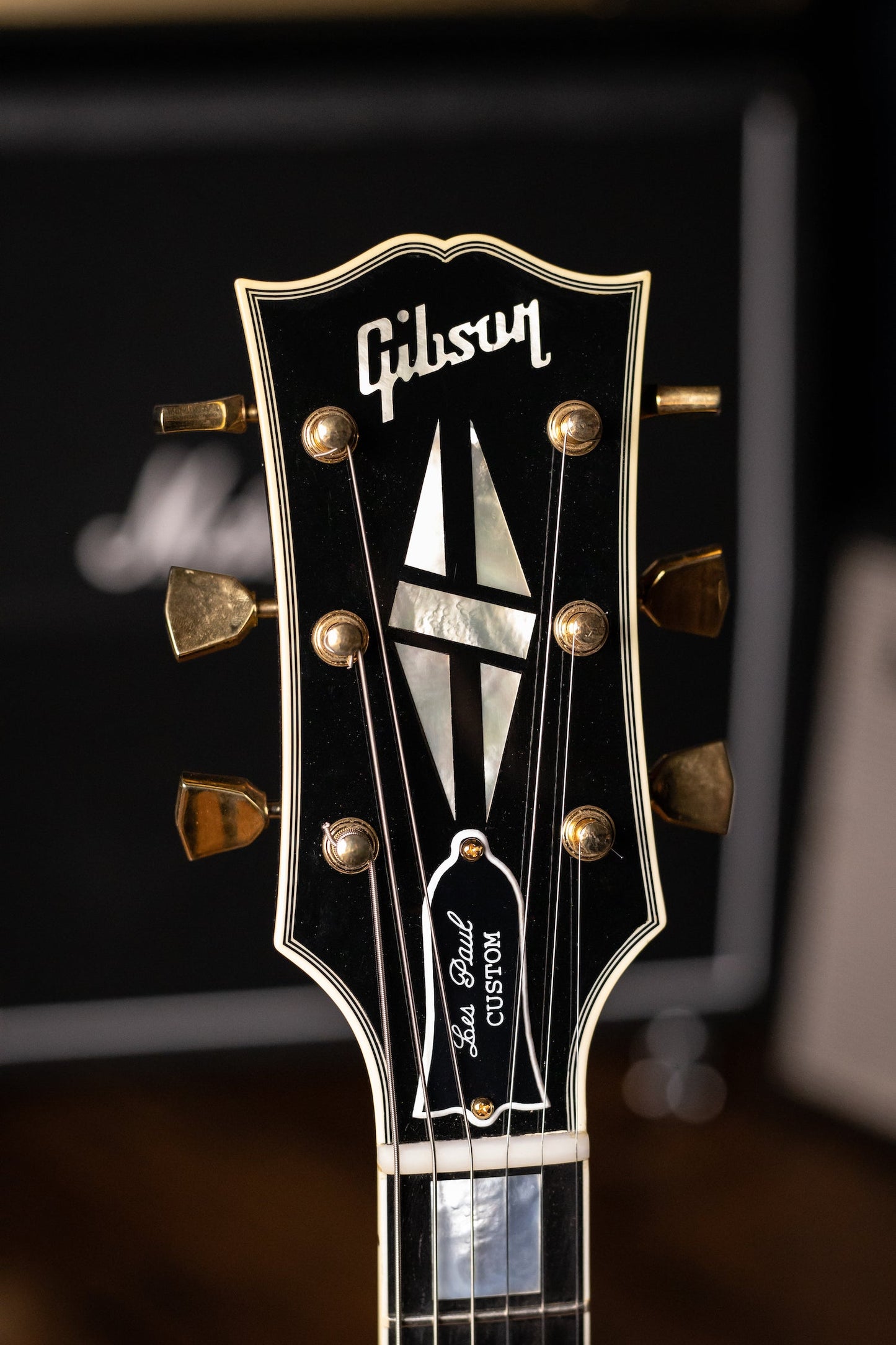 2013 Gibson Custom Shop Les Paul 1957 Custom Reissue 20th Anniversary Electric Guitar - Ebony