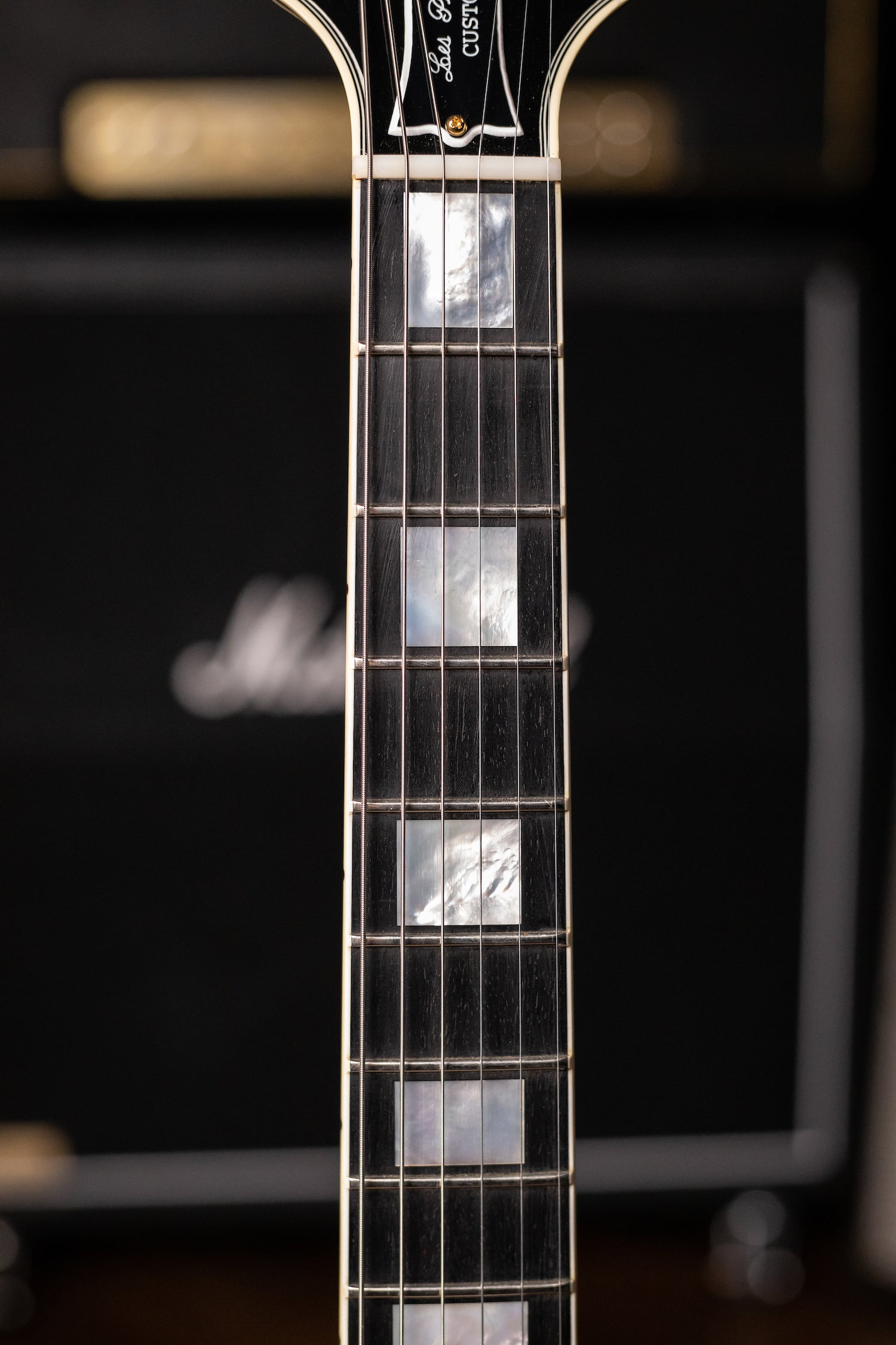 2013 Gibson Custom Shop Les Paul 1957 Custom Reissue 20th Anniversary Electric Guitar - Ebony