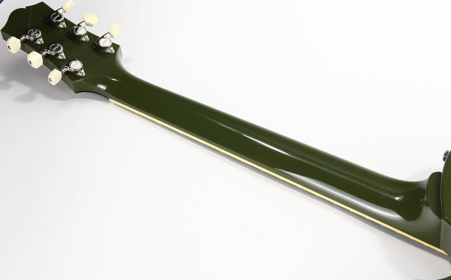 2022 Collings 290 Olive Drab Full Body -- Throbaks P90 52/54, Single Cut SC, Wraparound Bridge!