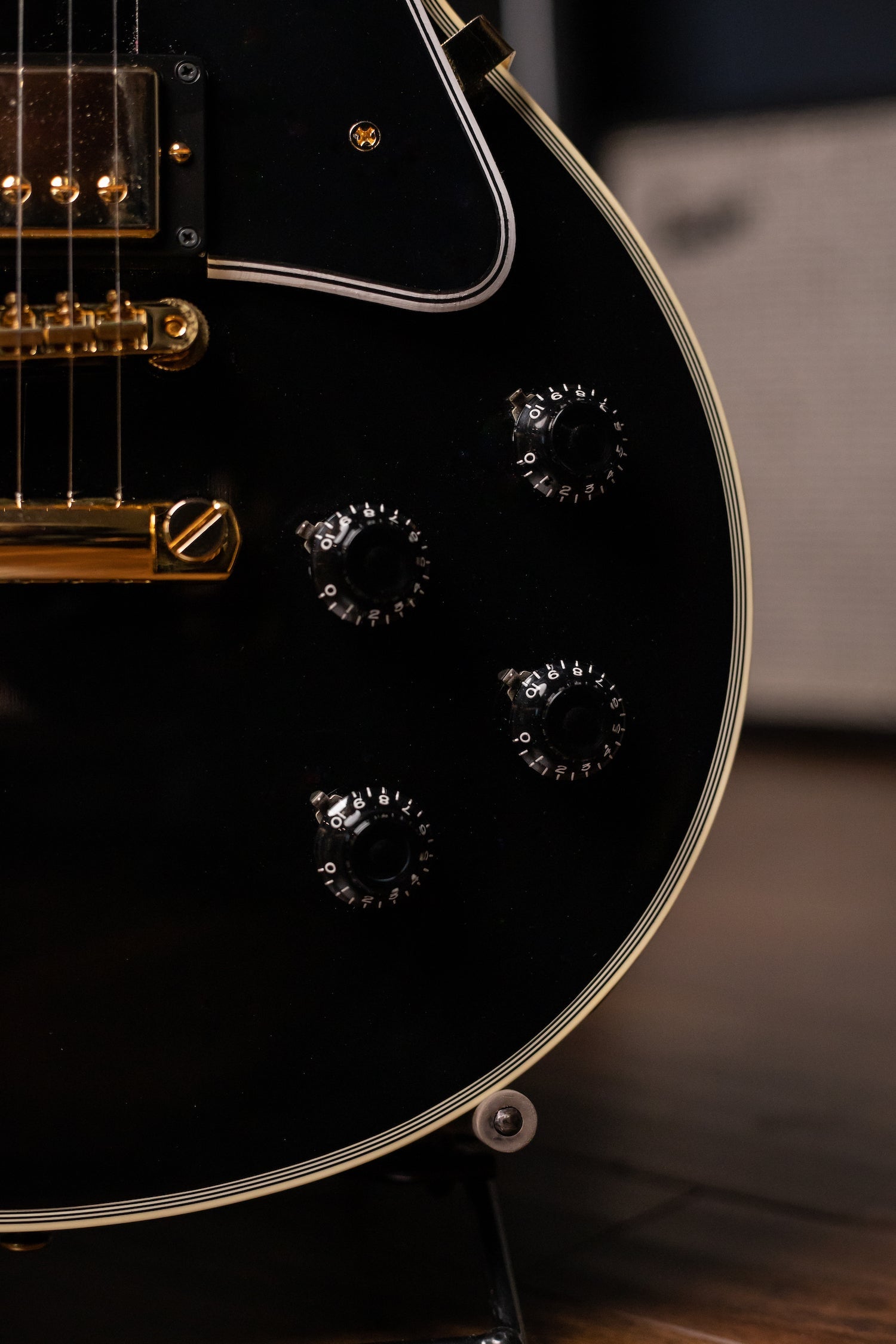 2013 Gibson Custom Shop Les Paul 1957 Custom Reissue 20th Anniversary Electric Guitar - Ebony