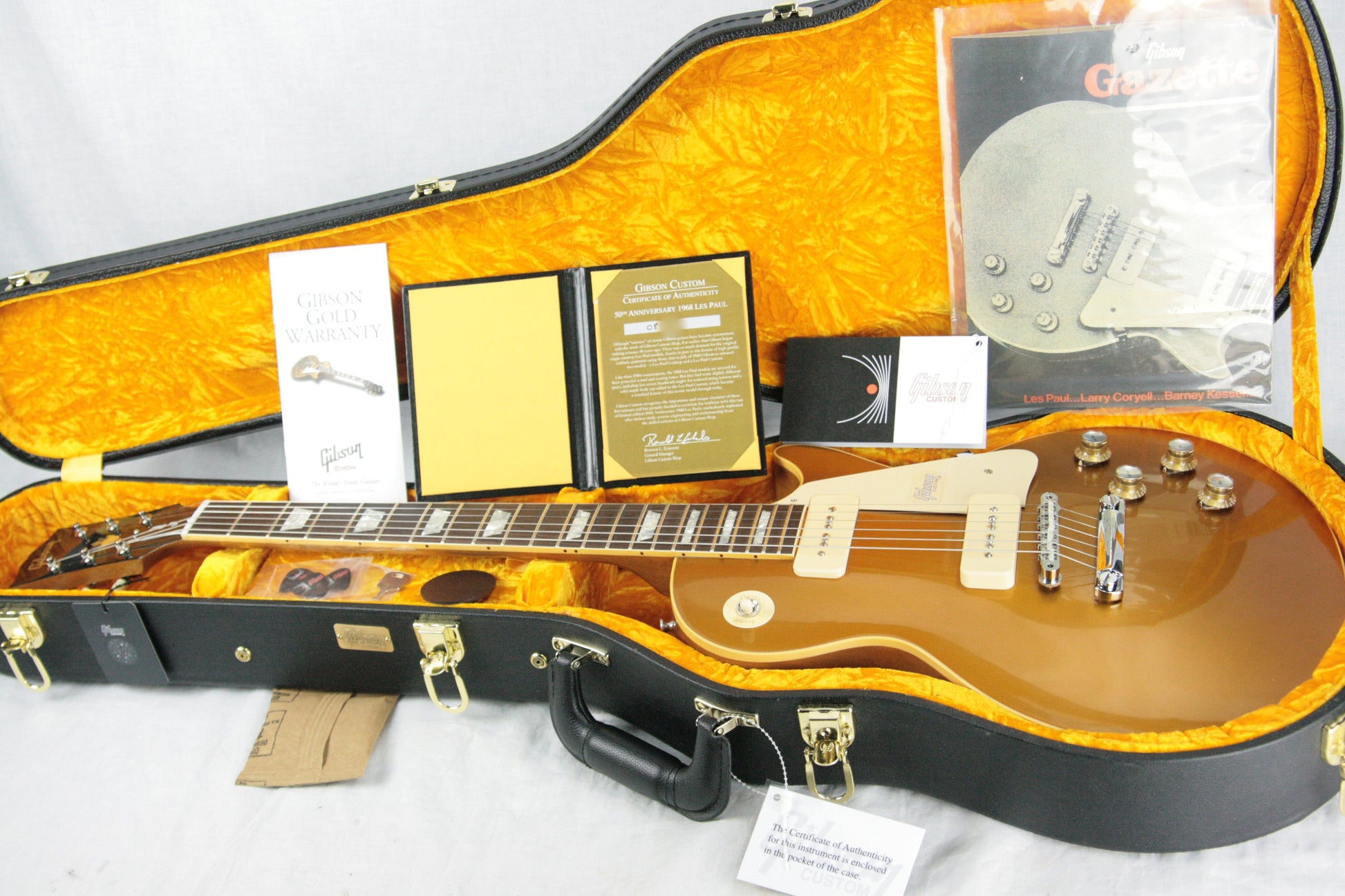 2018 Gibson 1968 Les Paul Goldtop Historic Reissue! 50th Anniversary Limited Edition 68 Made!