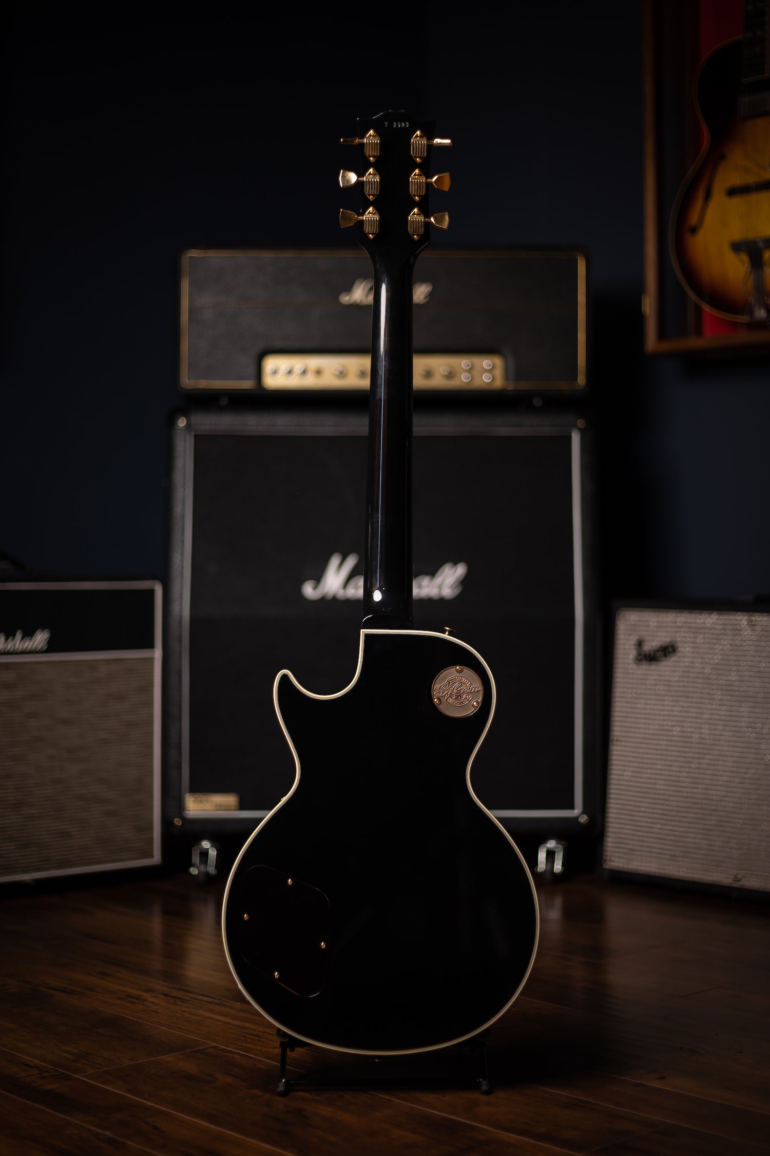 2013 Gibson Custom Shop Les Paul 1957 Custom Reissue 20th Anniversary Electric Guitar - Ebony